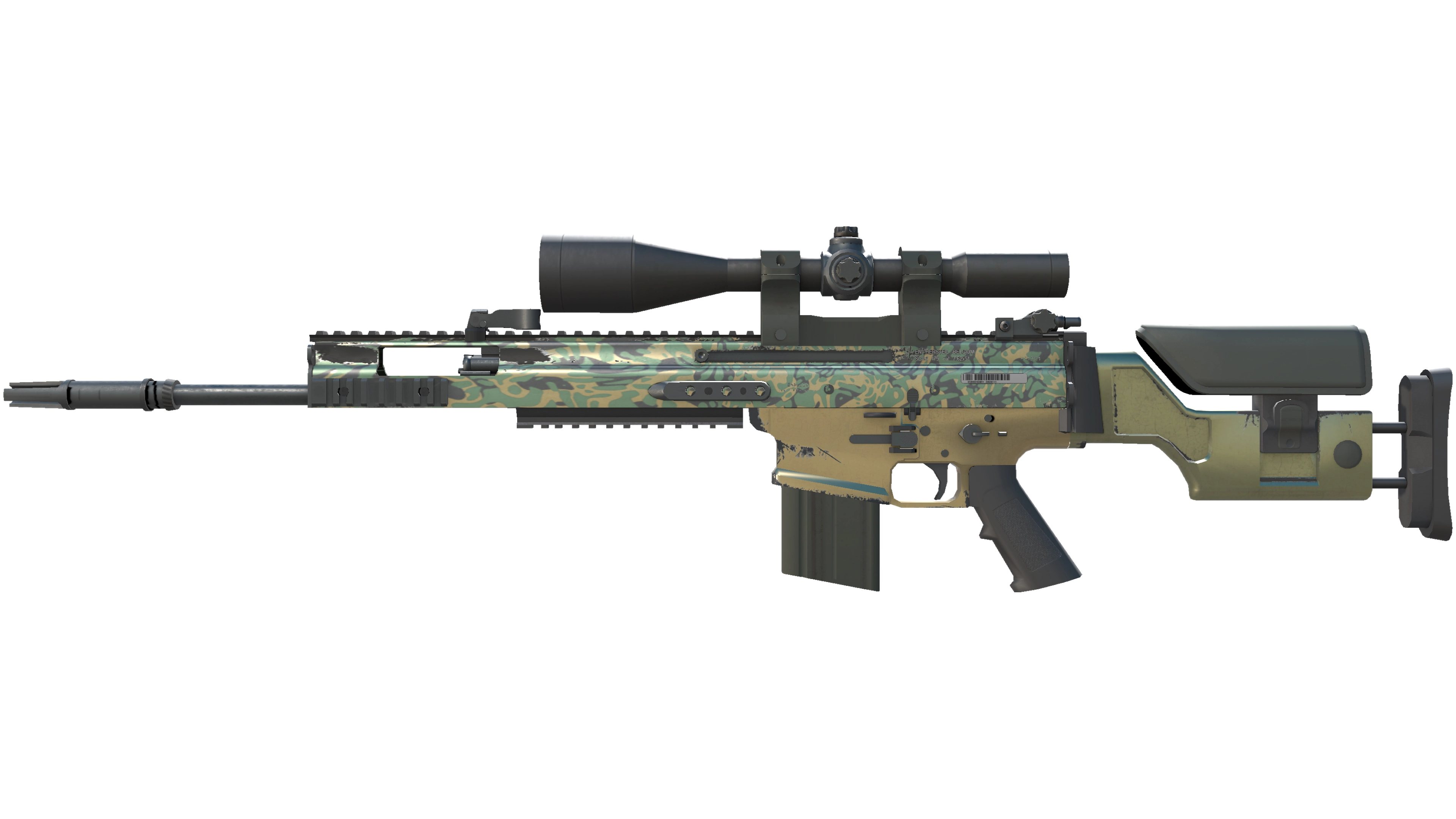 SCAR-20 | Army Sheen (Minimal Wear)