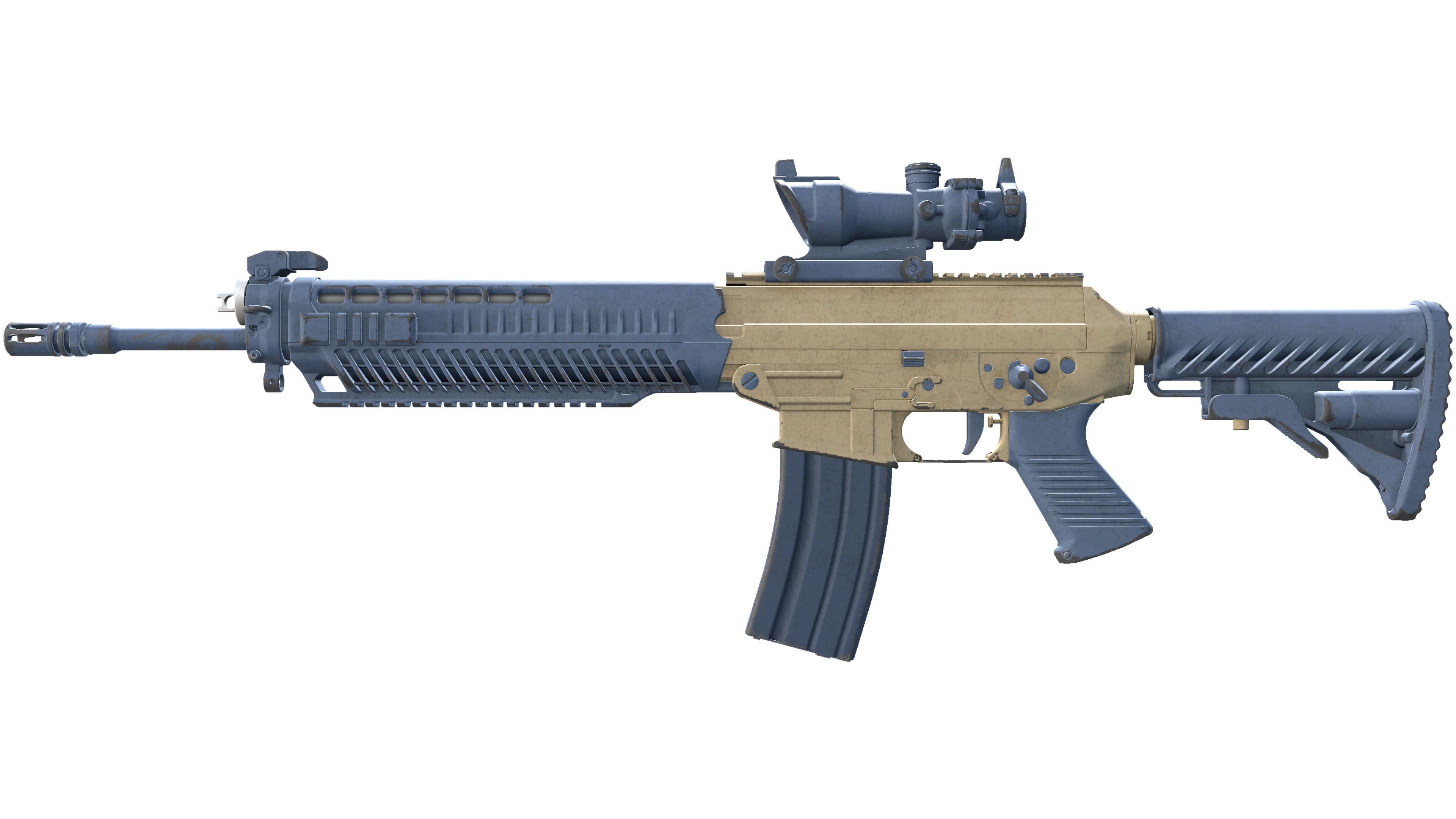 SG 553 | Tornado (Field-Tested)