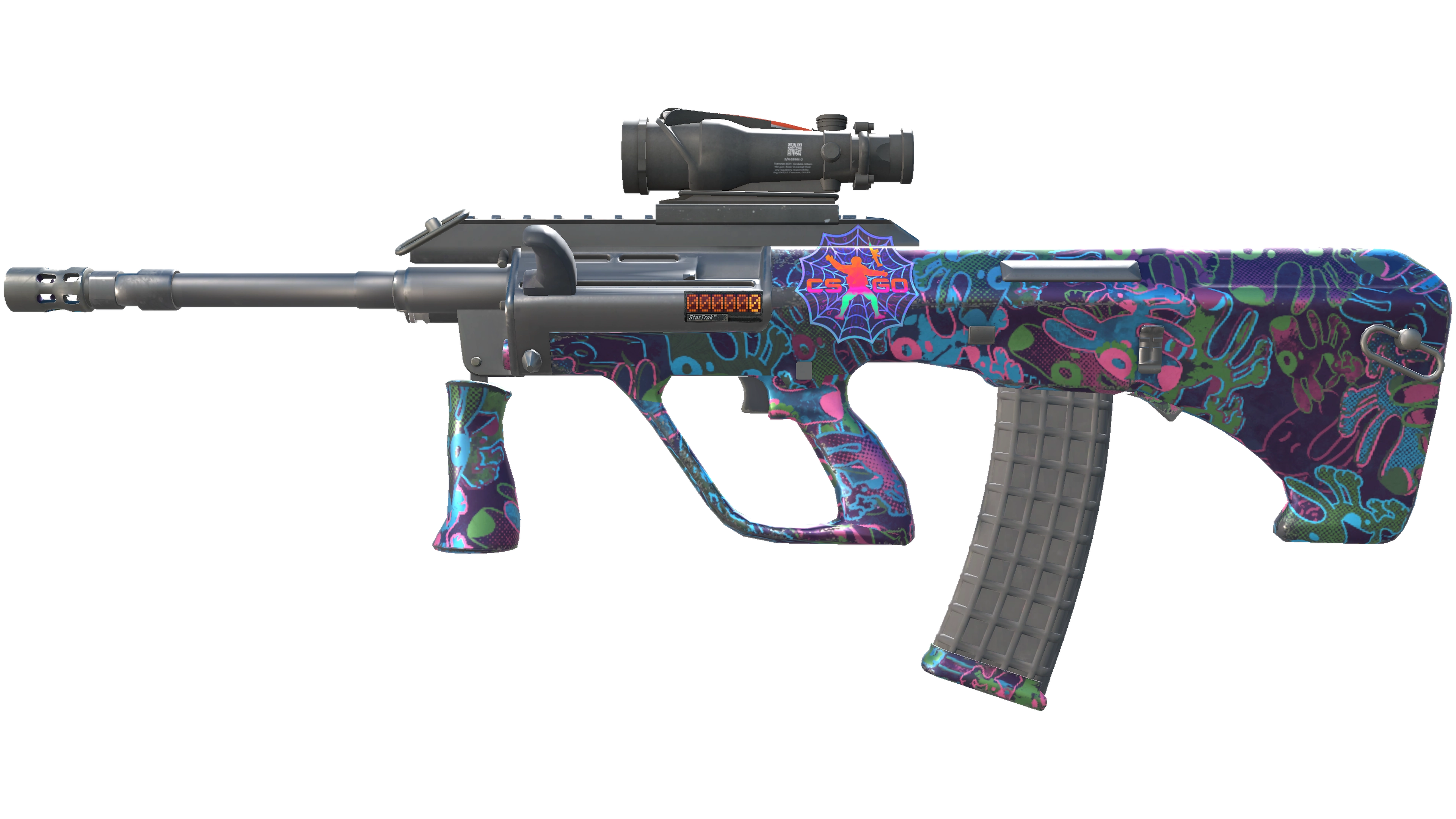 StatTrak™ AUG | Death by Puppy (Minimal Wear)