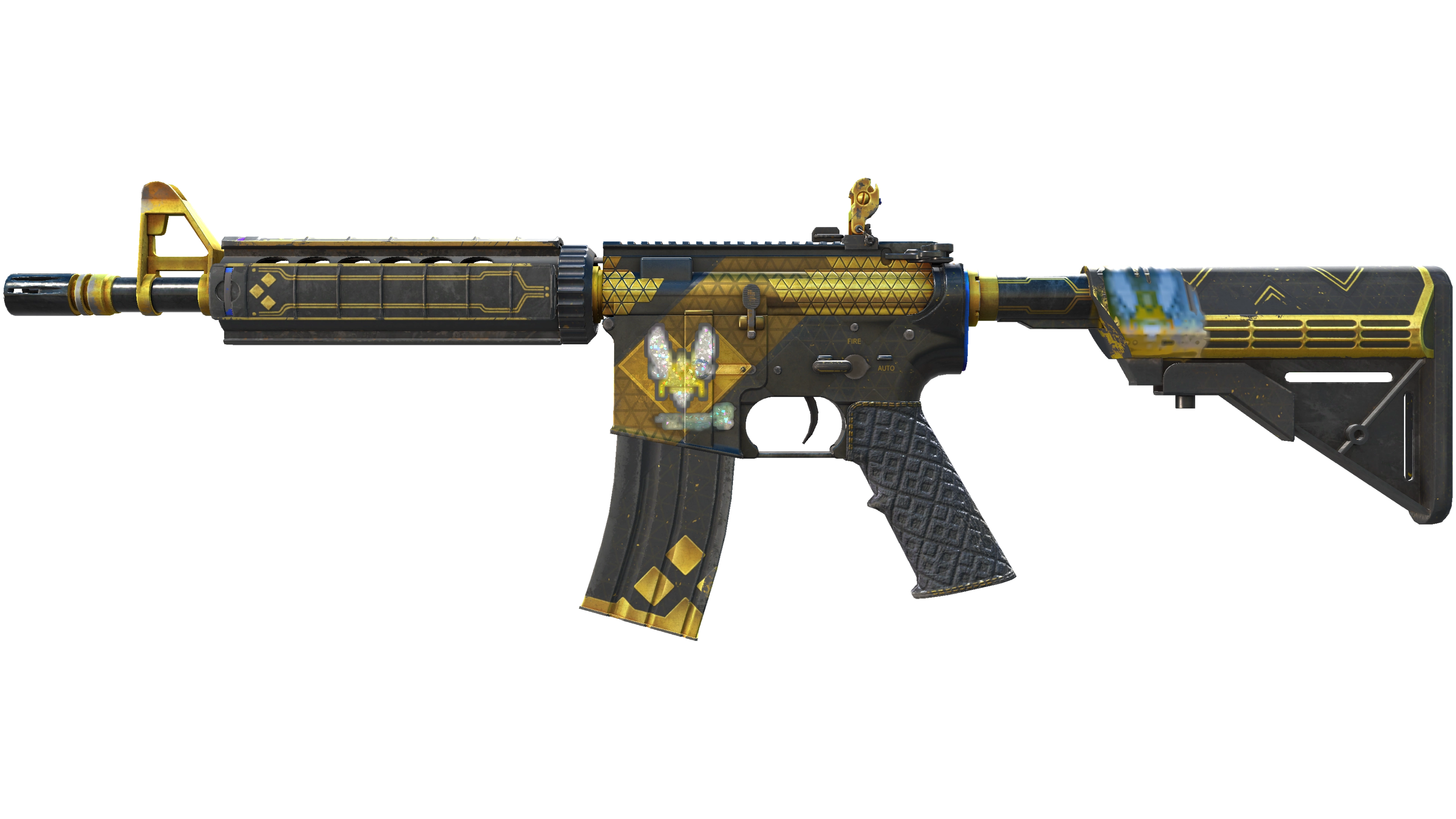 M4A4 | The Coalition (Well-Worn)