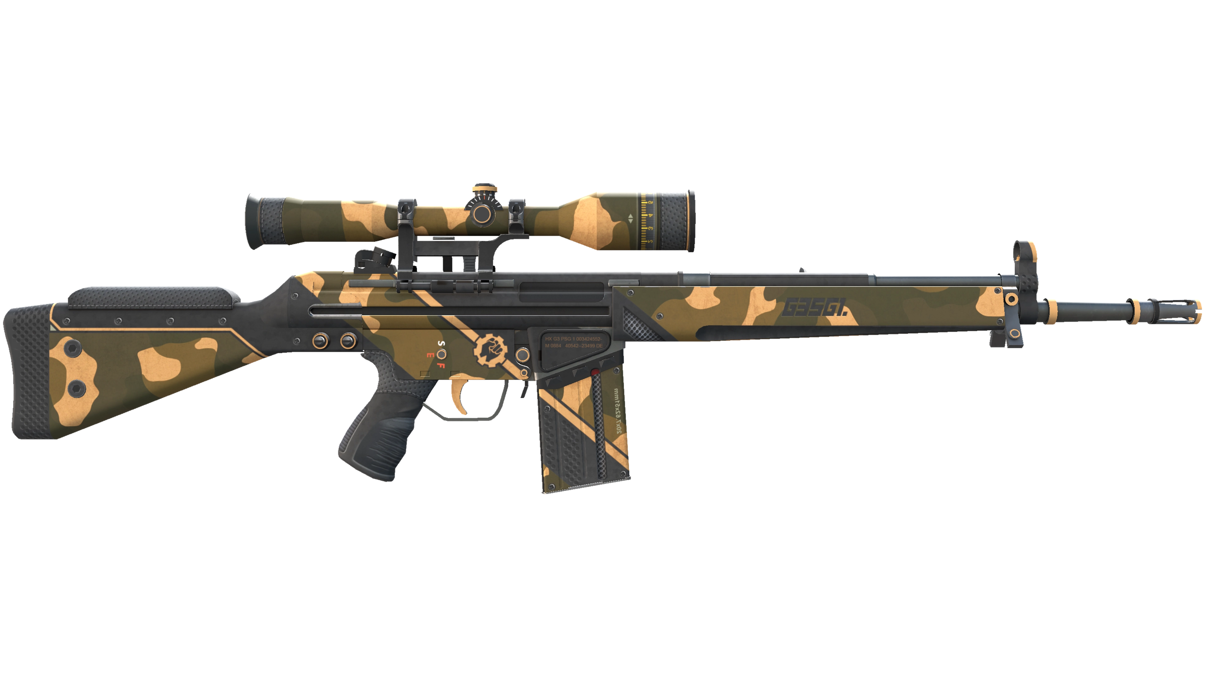 StatTrak™ G3SG1 | Black Sand (Minimal Wear) thumbnail