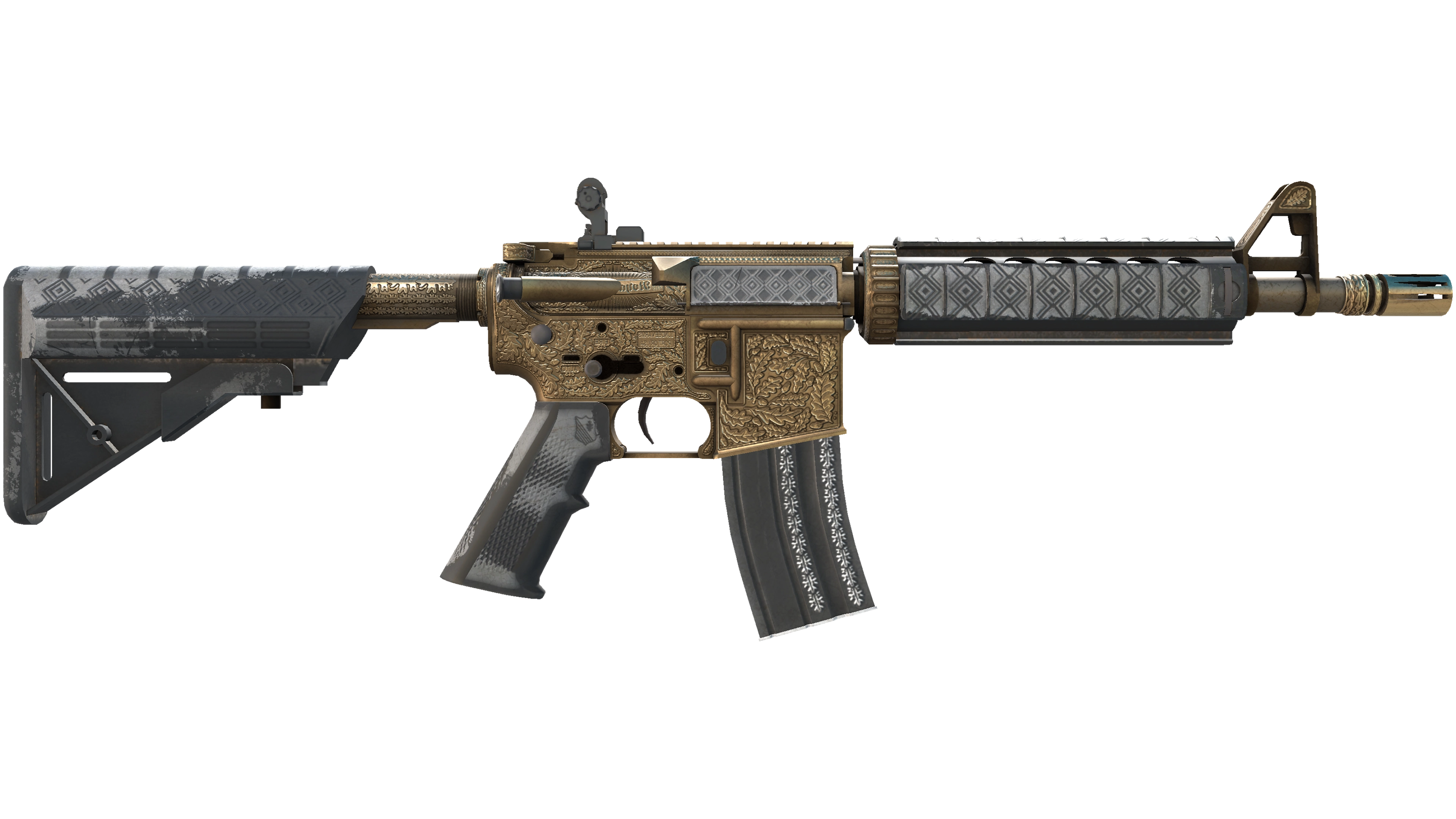 M4A4 | Royal Paladin (Well-Worn) thumbnail