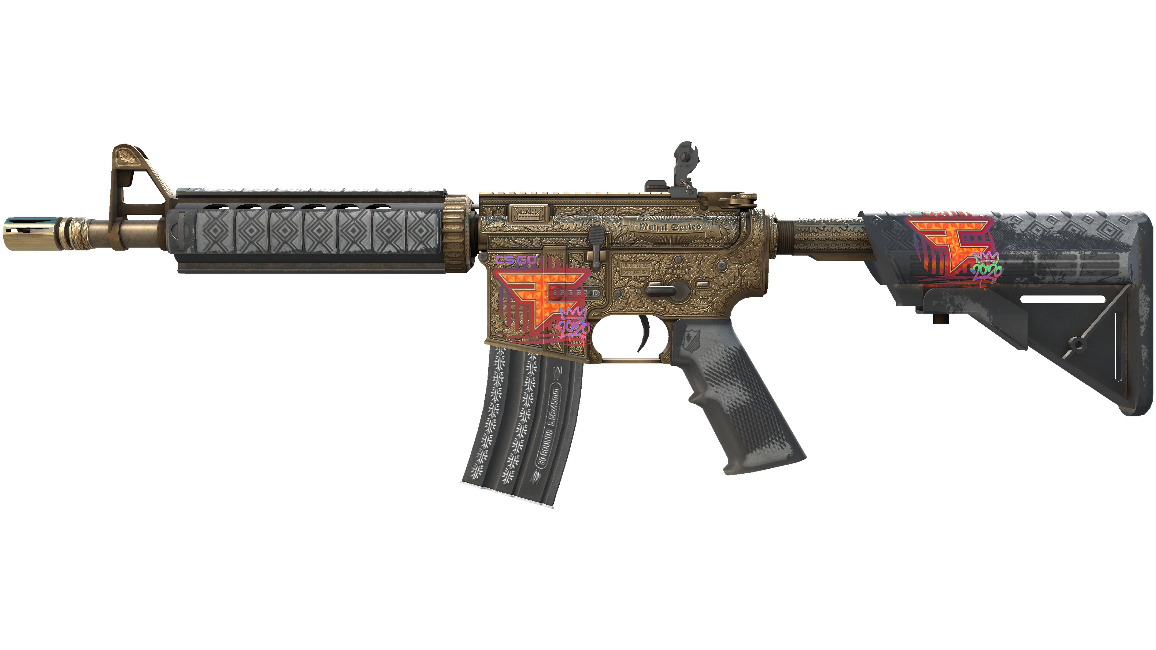 M4A4 | Royal Paladin (Well-Worn) thumbnail