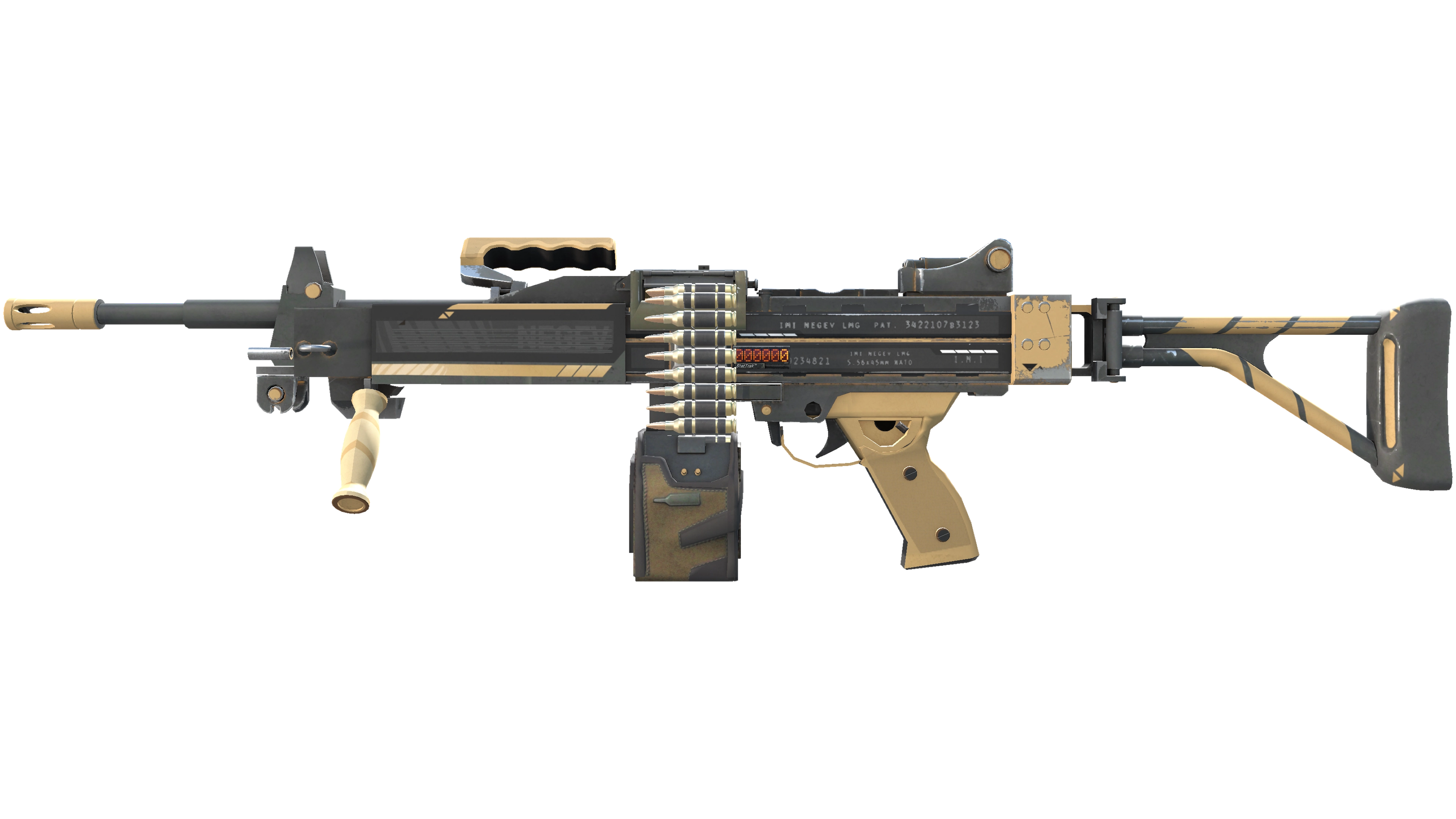 StatTrak™ Negev | Desert-Strike (Factory New)