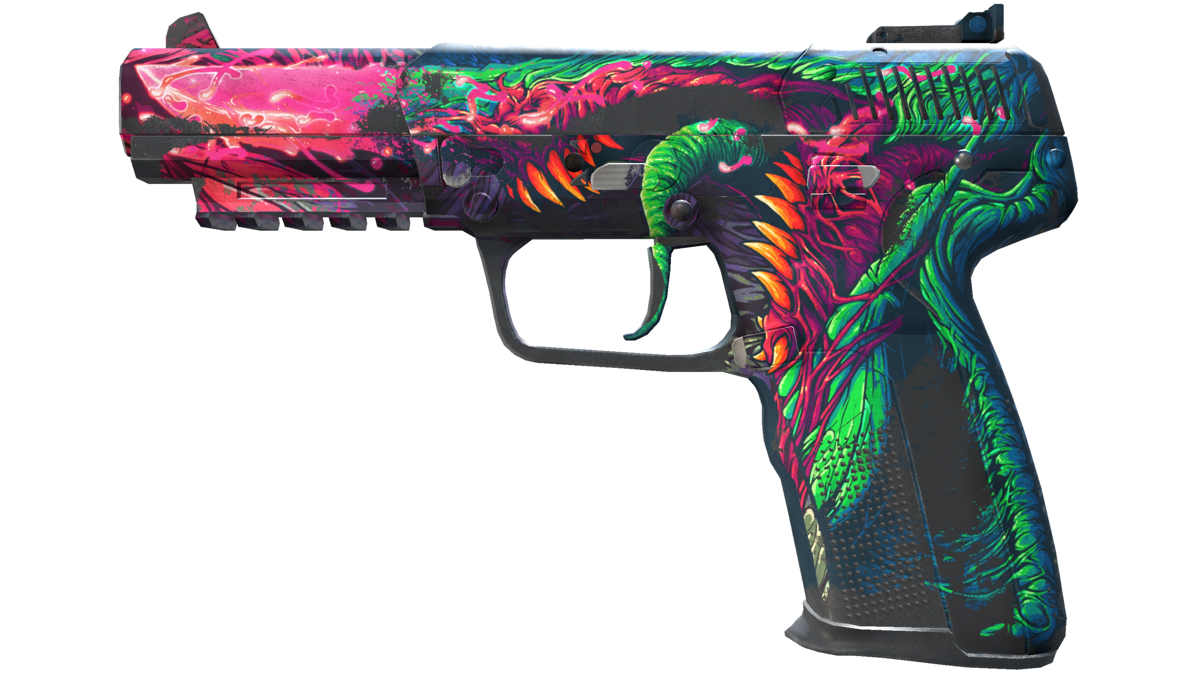 Five-SeveN | Hyper Beast (Battle-Scarred)