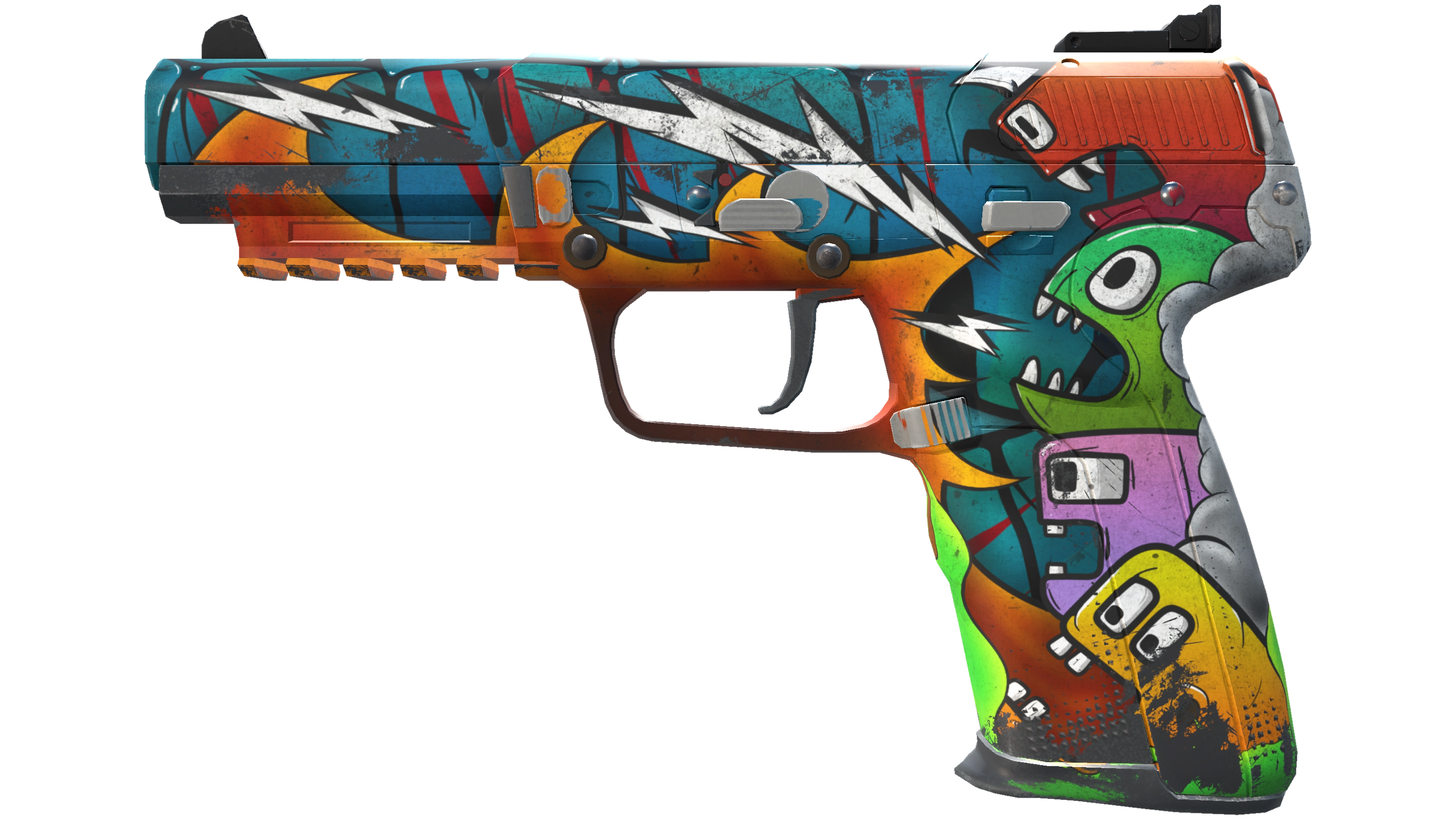Five-SeveN | Angry Mob (Well-Worn)
