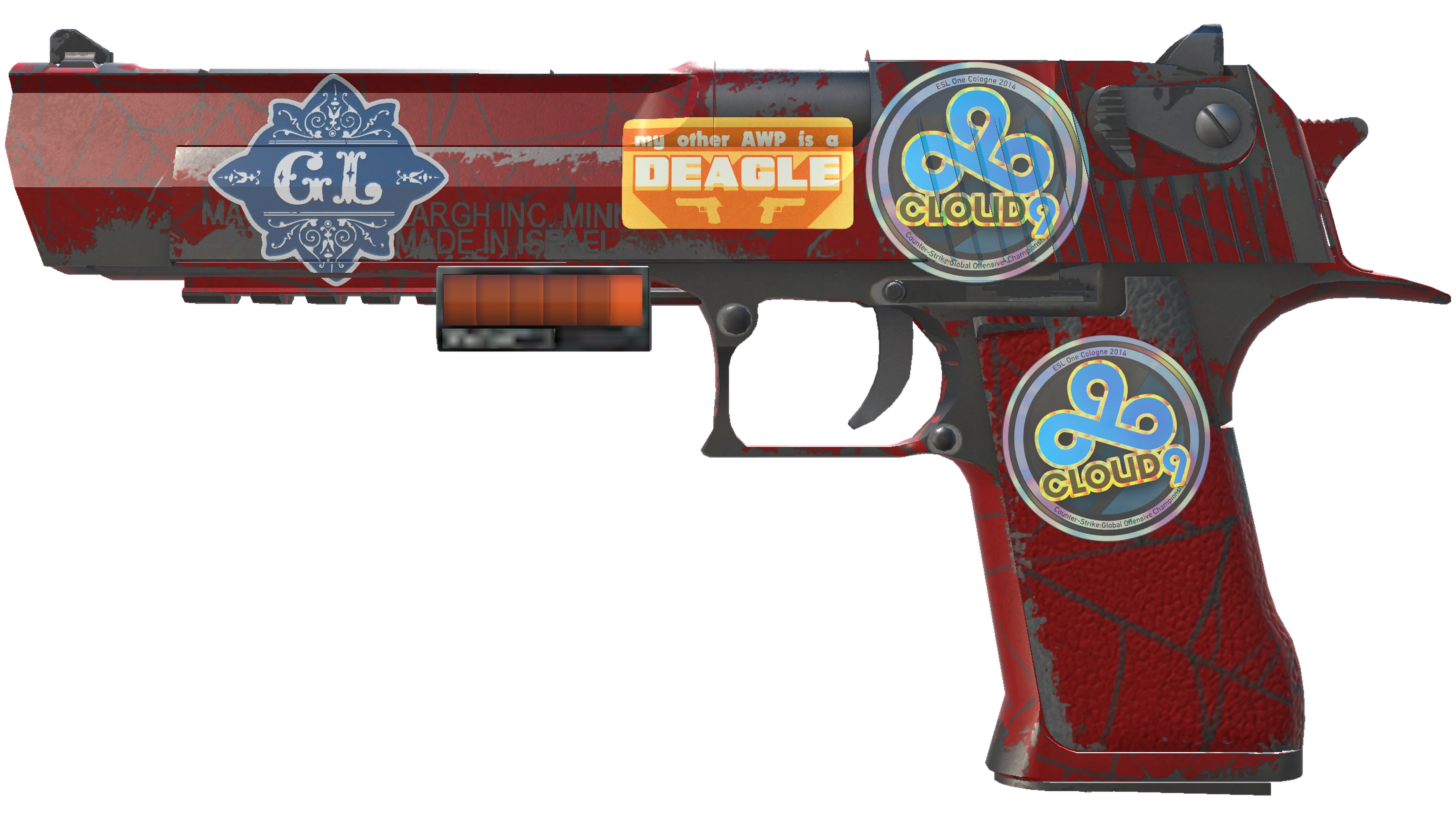 StatTrak™ Desert Eagle | Crimson Web (Field-Tested) thumbnail