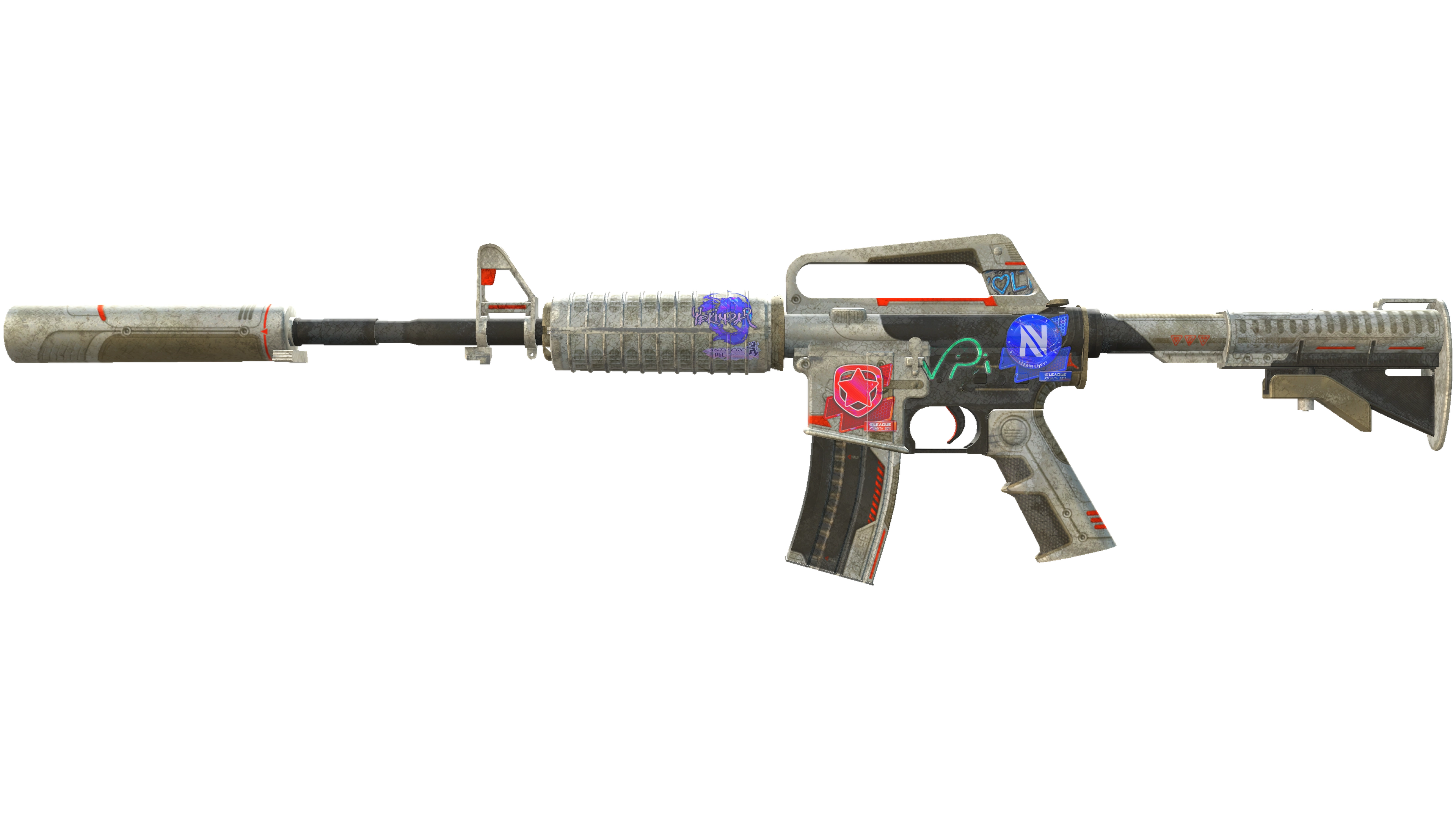 M4A1-S | Mecha Industries (Battle-Scarred)