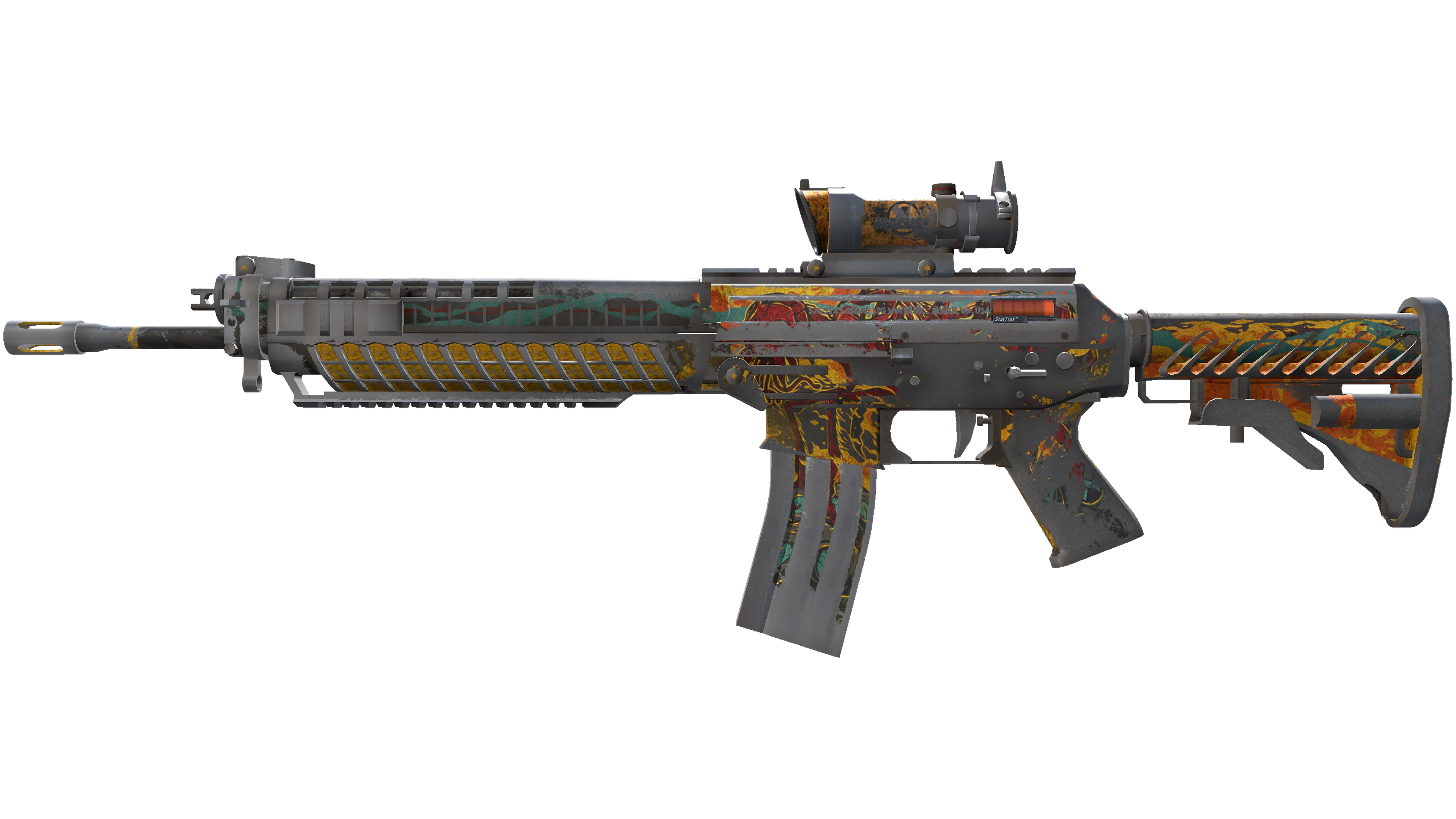 StatTrak™ SG 553 | Colony IV (Battle-Scarred)