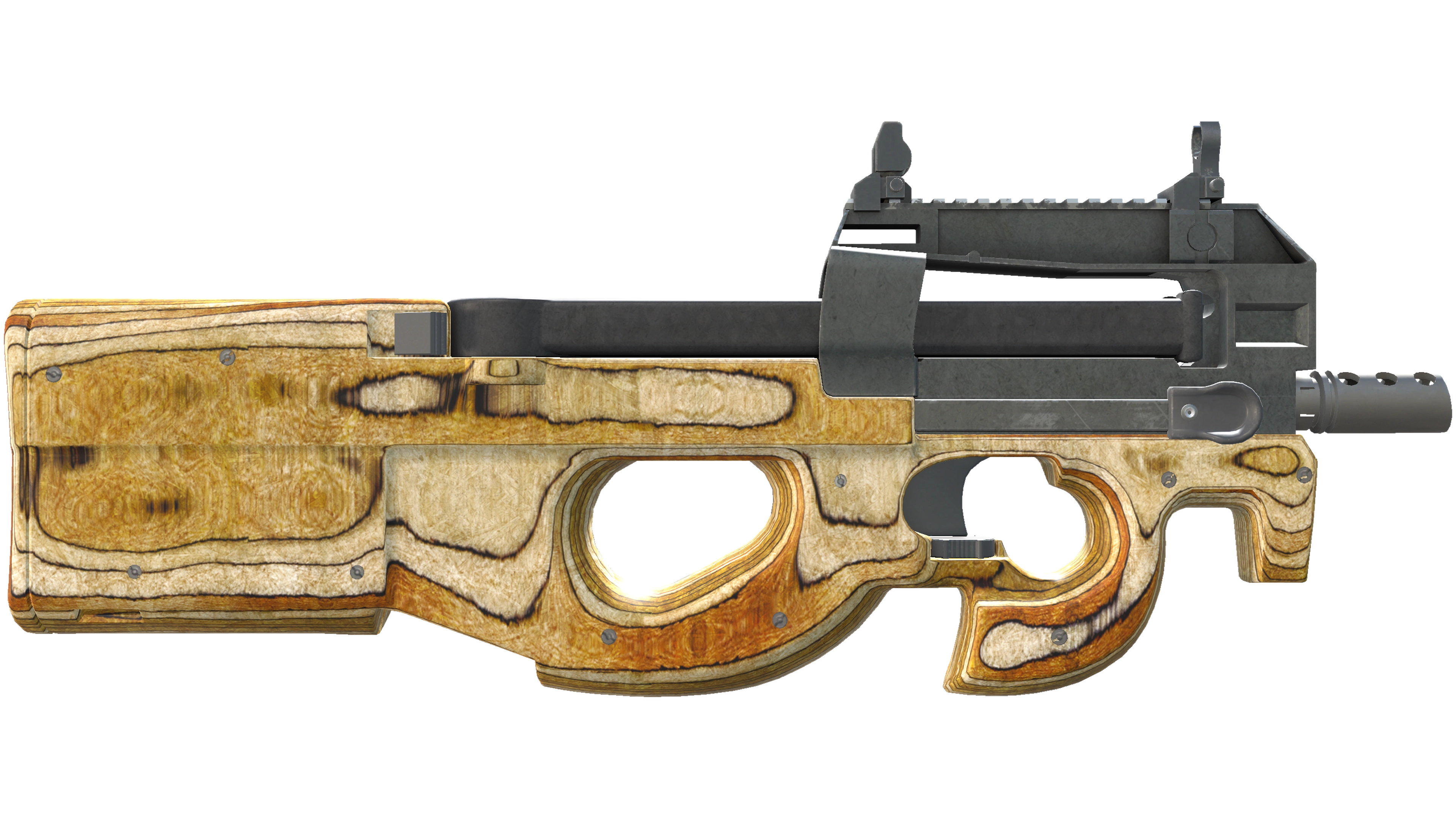 P90 | Shapewood (Well-Worn) thumbnail