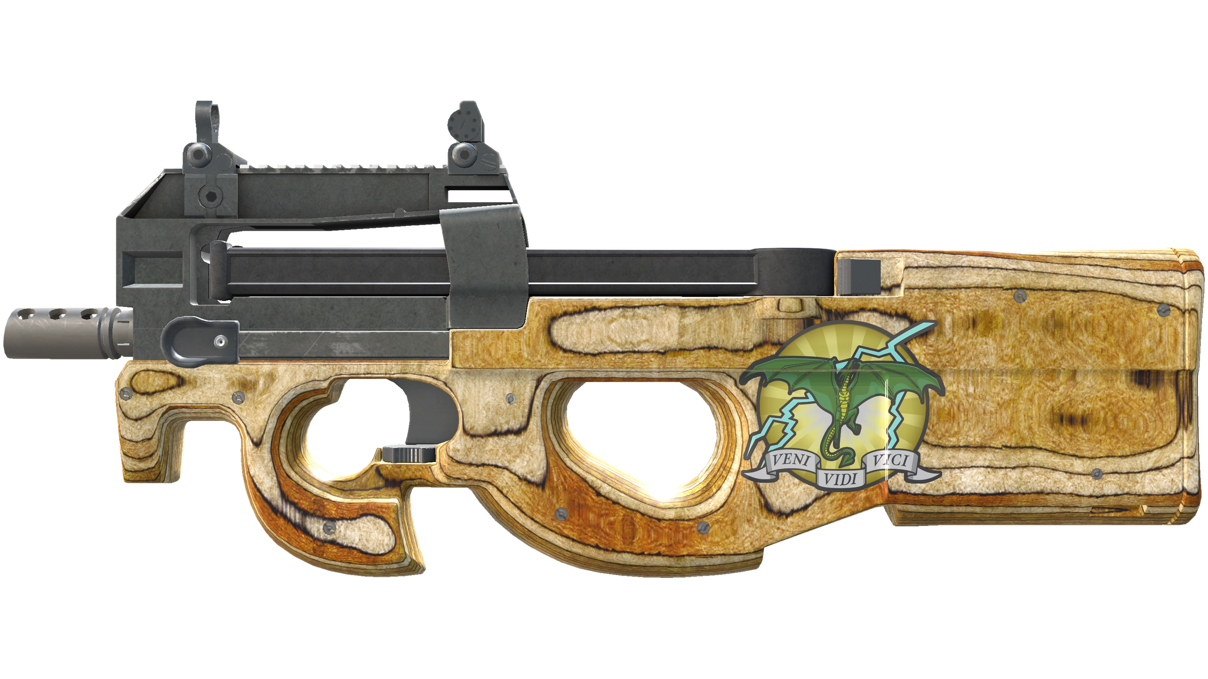 P90 | Shapewood (Well-Worn)