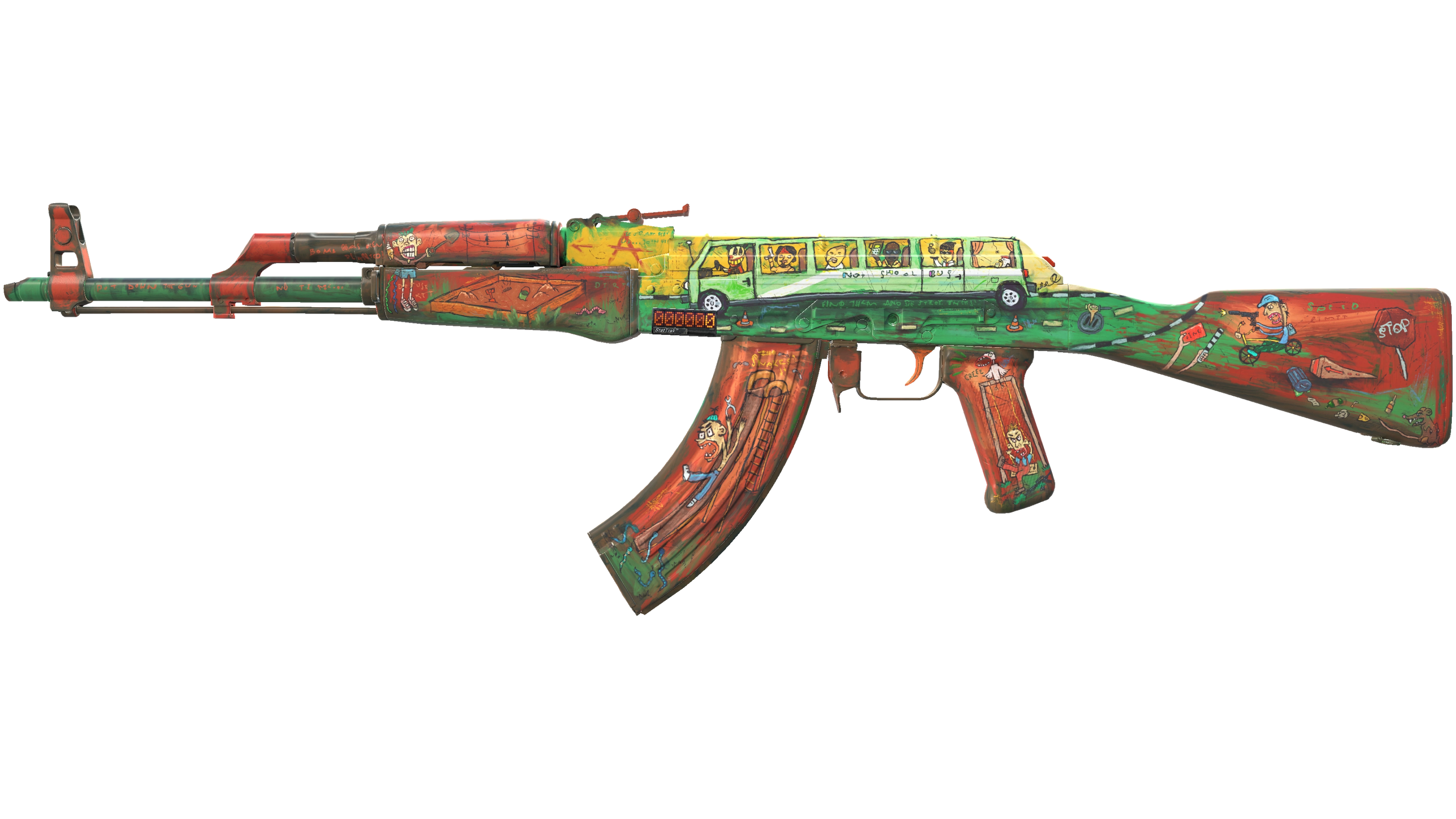 StatTrak™ AK-47 | The Outsiders (Factory New)