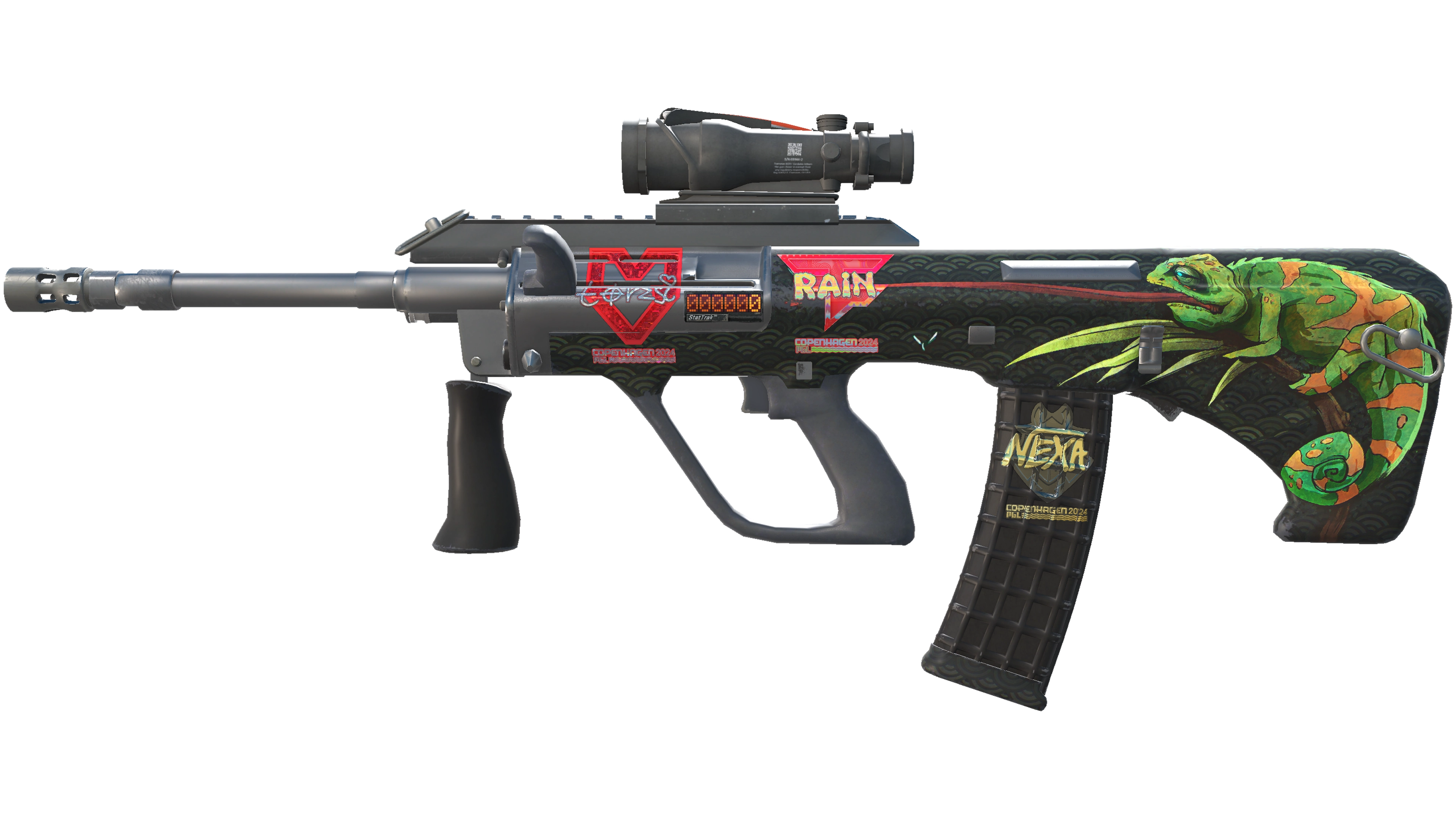 StatTrak™ AUG | Chameleon (Minimal Wear)