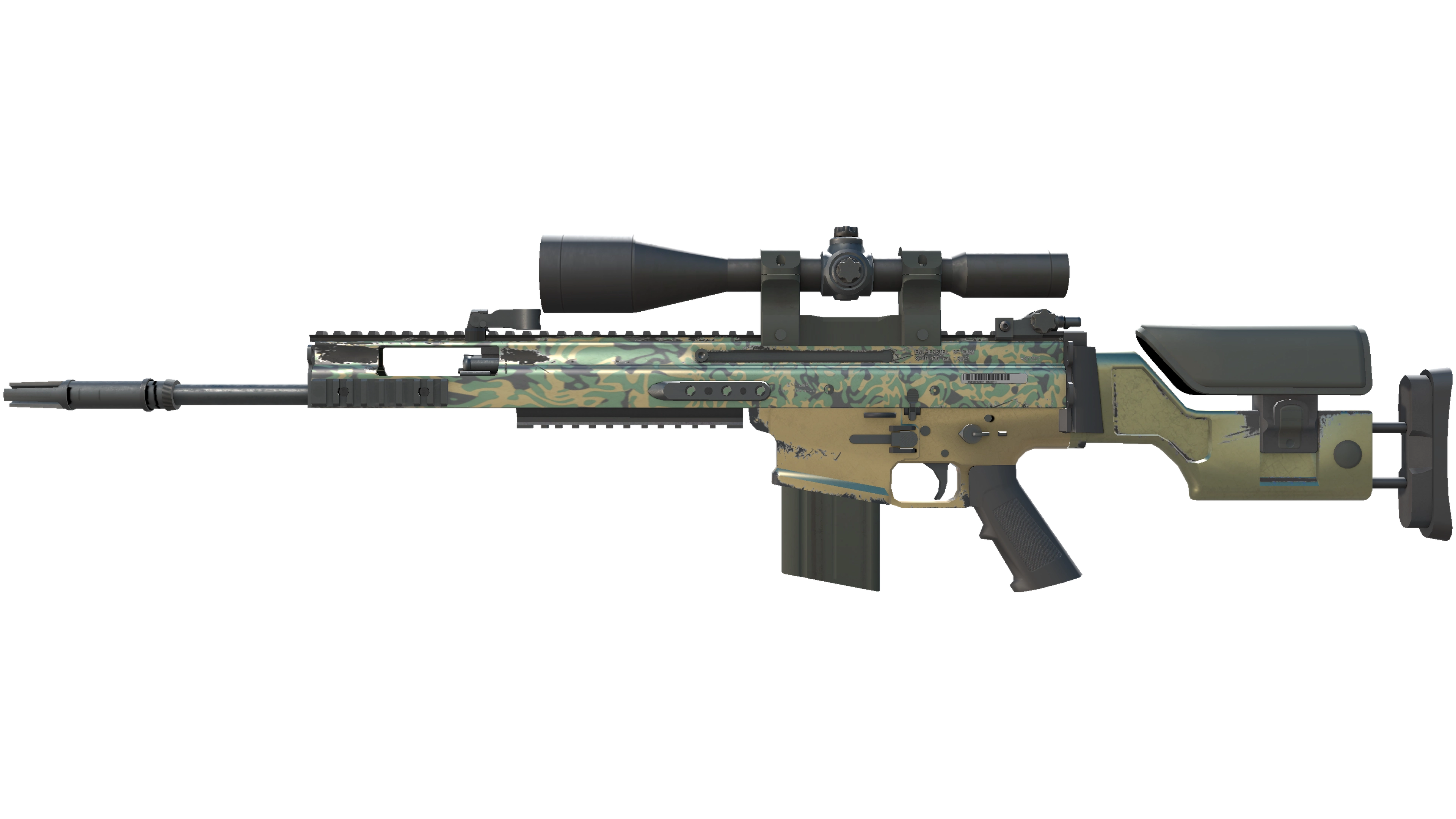 SCAR-20 | Army Sheen (Minimal Wear) thumbnail