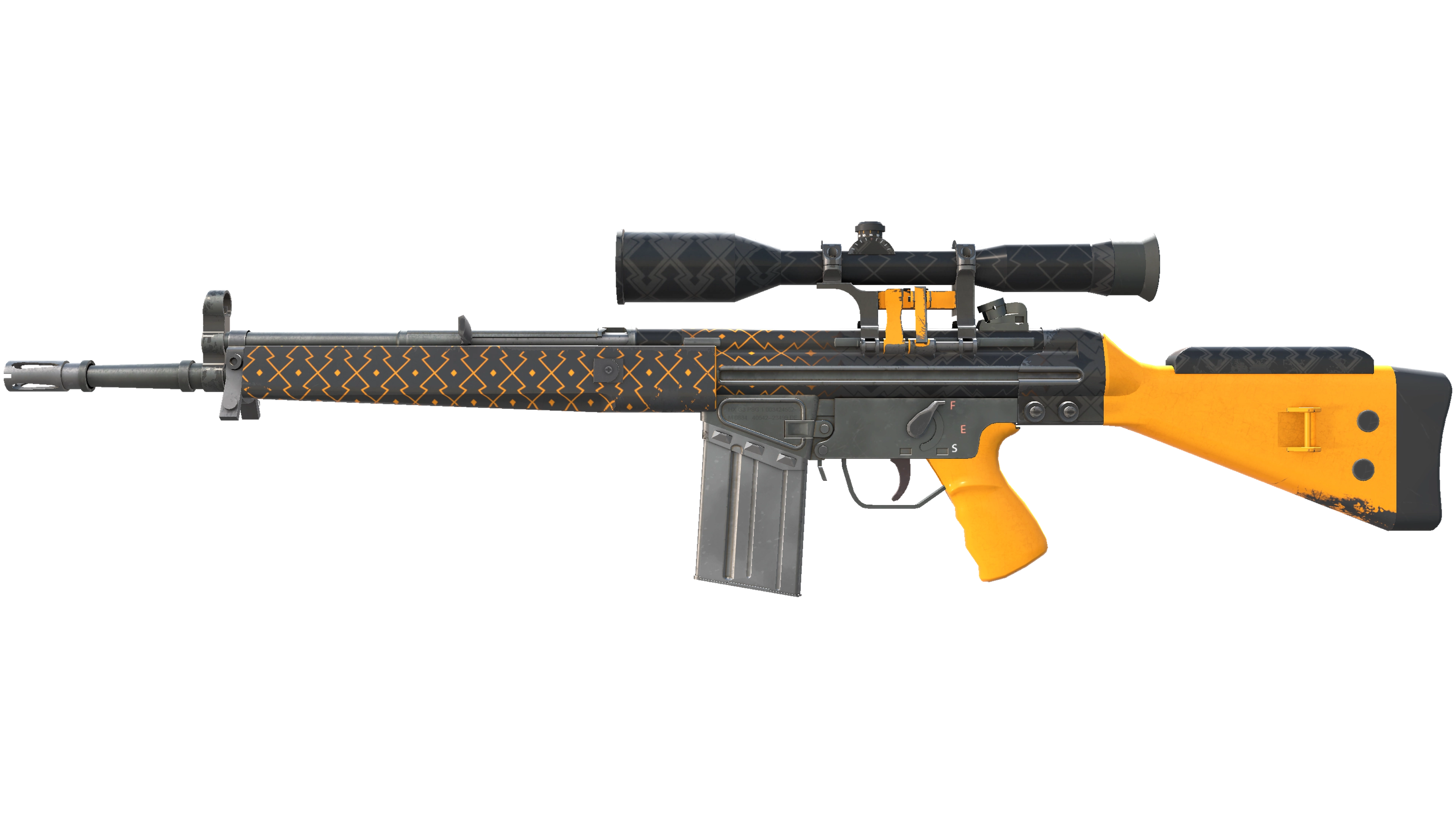 G3SG1 | Orange Kimono (Minimal Wear)