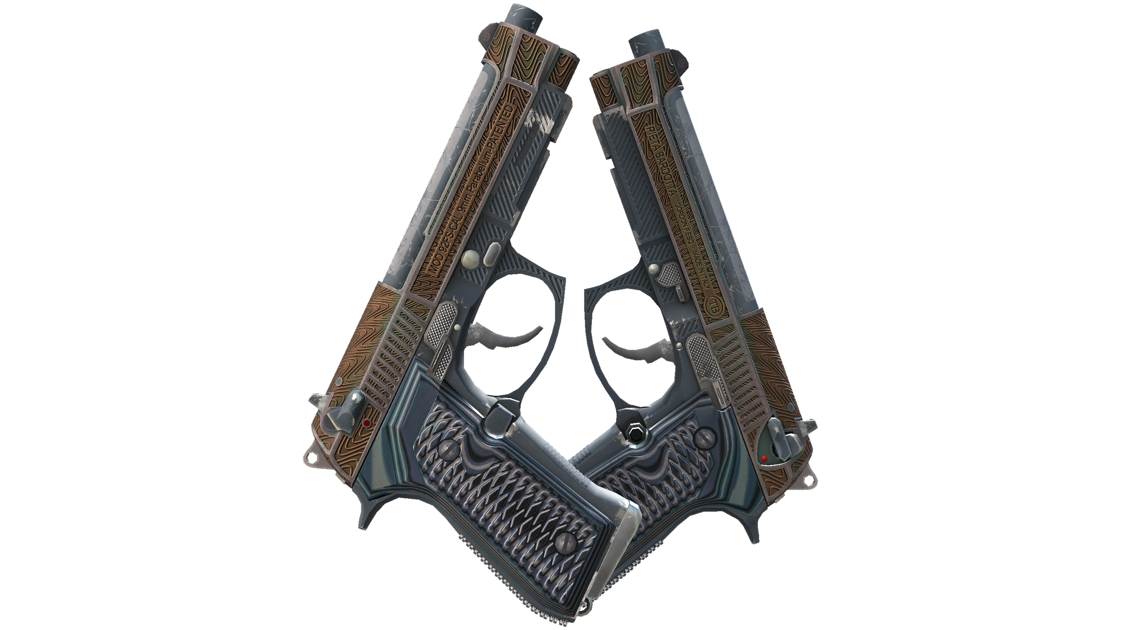 StatTrak™ Dual Berettas | Tread (Field-Tested) thumbnail