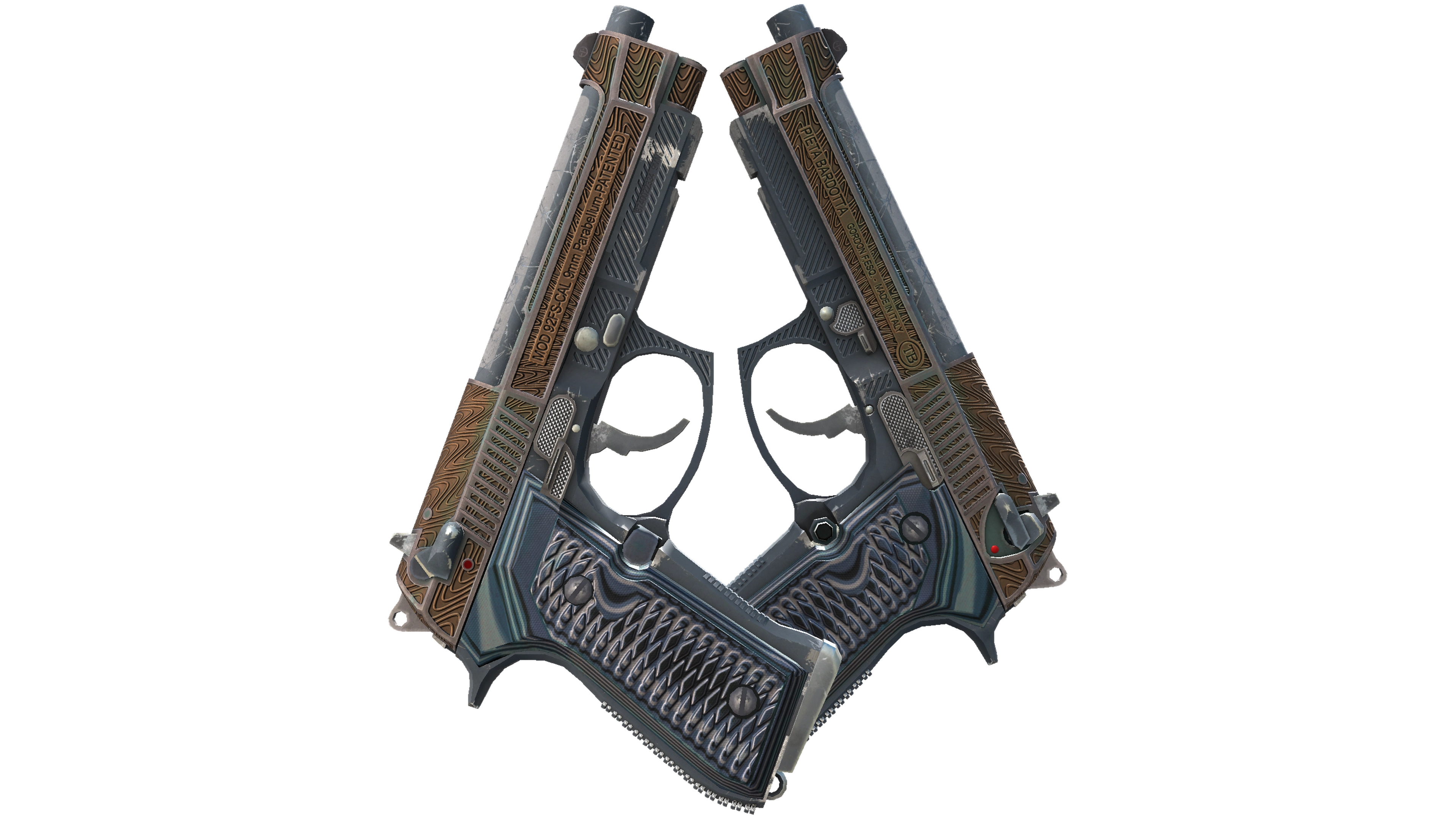StatTrak™ Dual Berettas | Tread (Field-Tested)