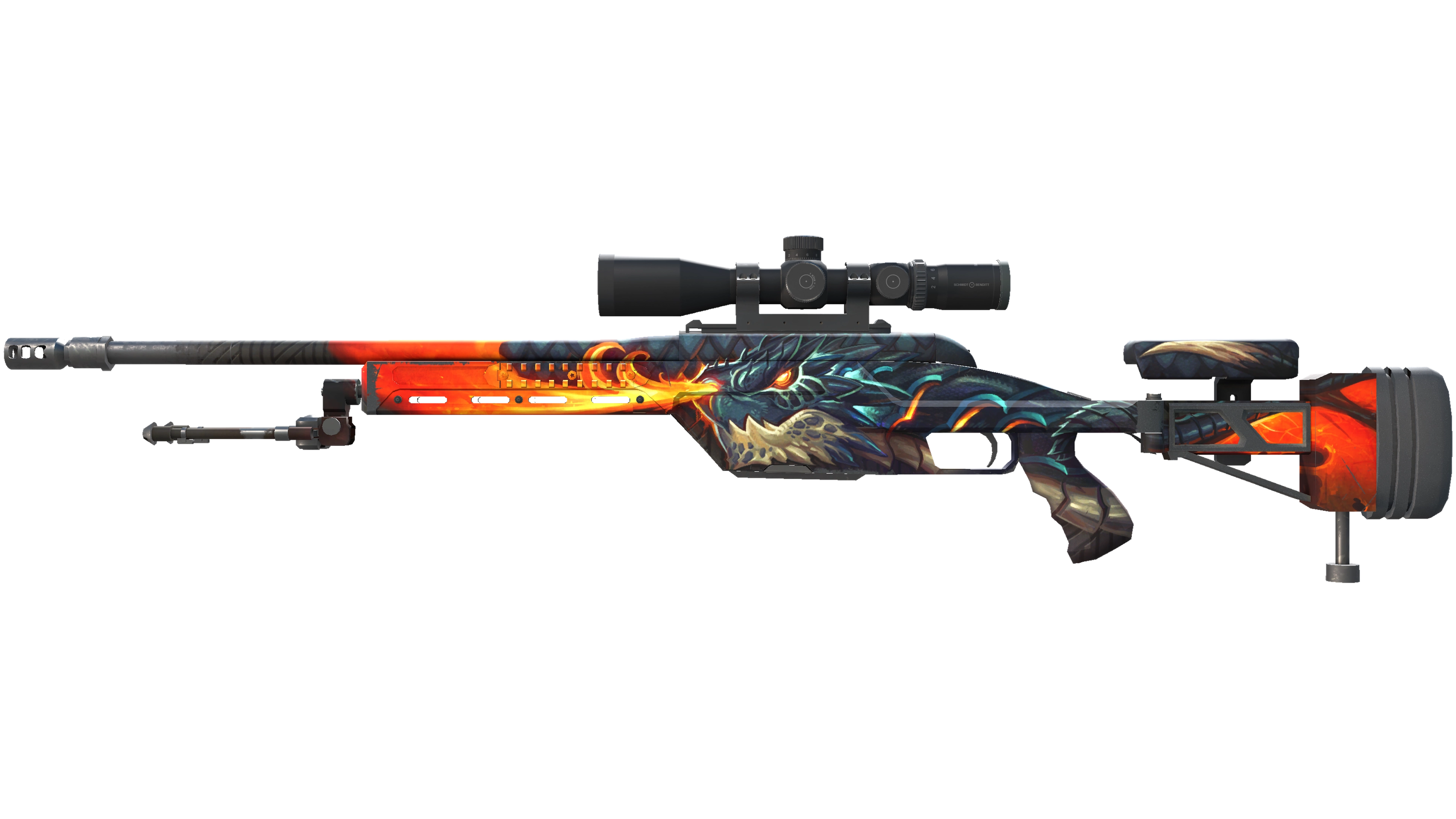 SSG 08 | Dragonfire (Field-Tested)