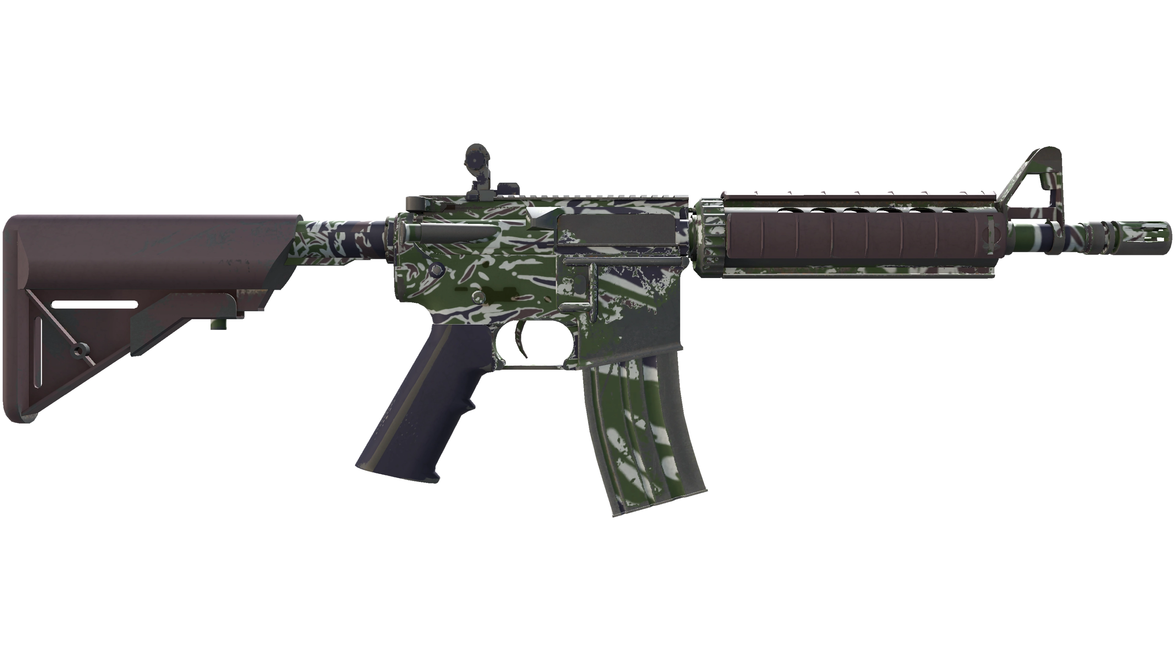 M4A4 | Jungle Tiger (Minimal Wear) thumbnail