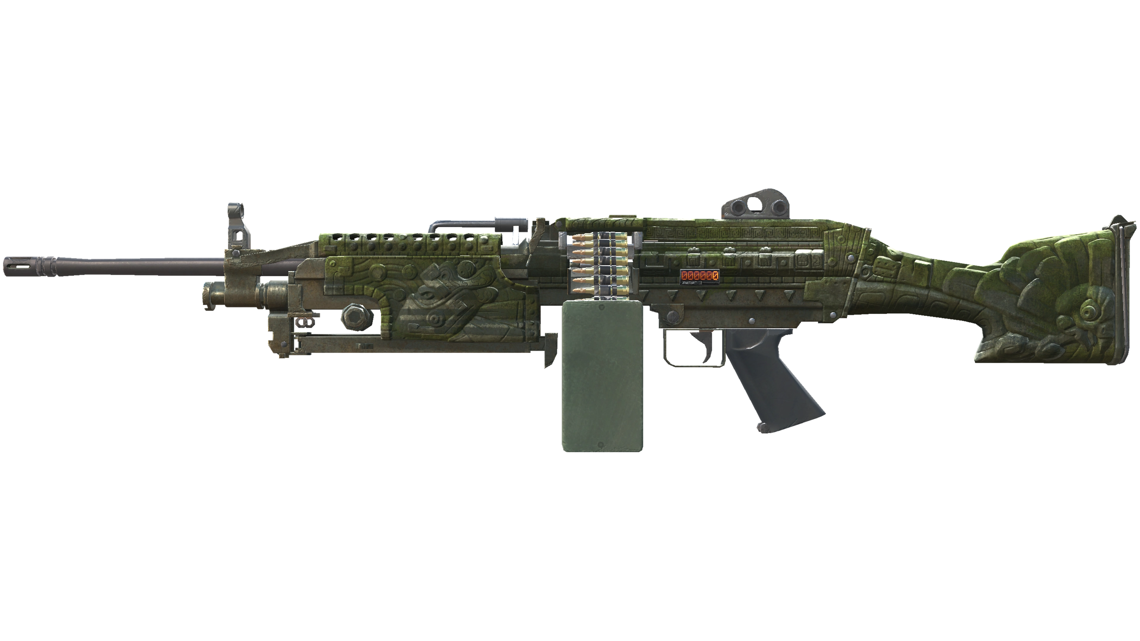 StatTrak™ M249 | Aztec (Battle-Scarred)
