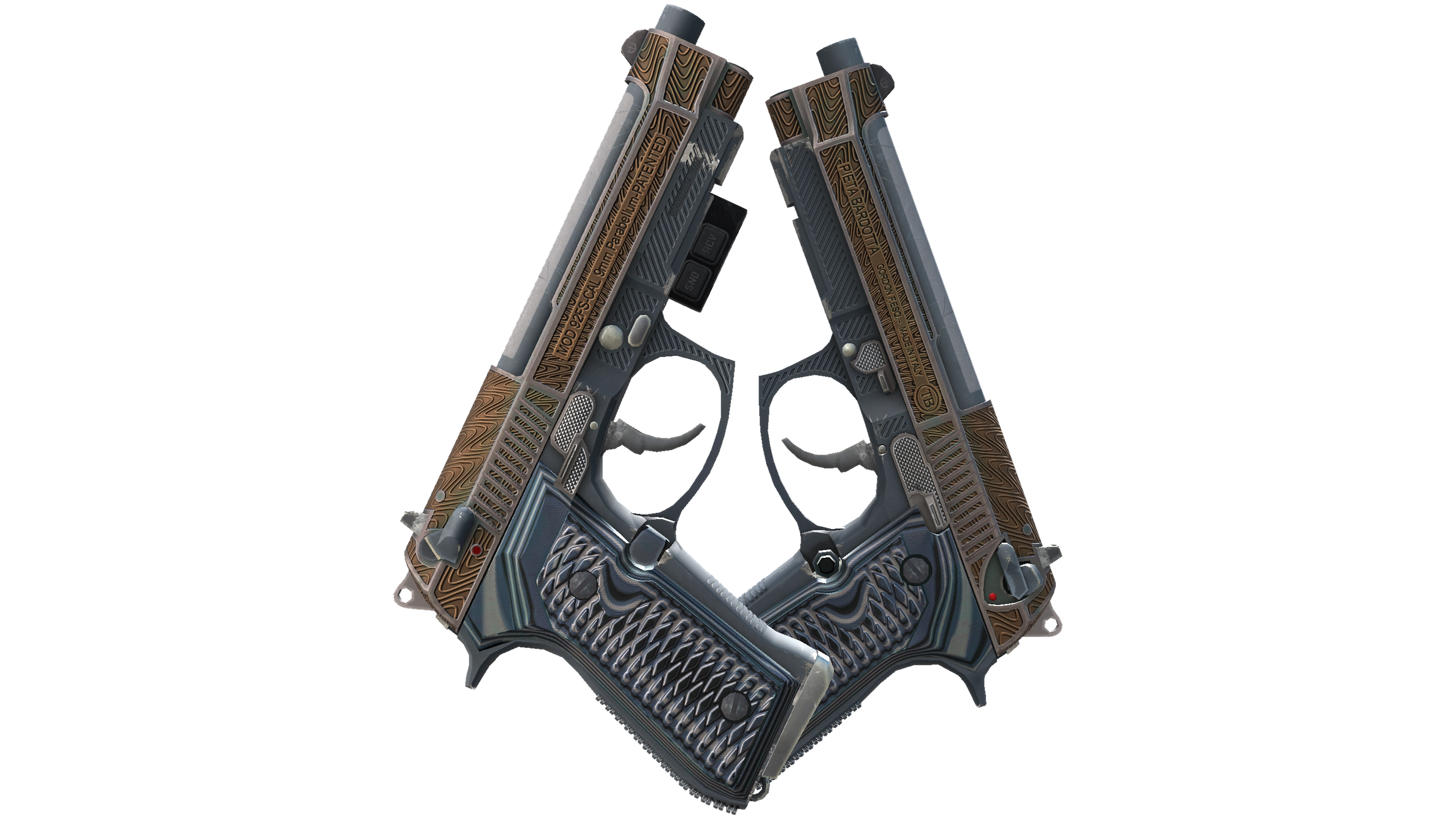 StatTrak™ Dual Berettas | Tread (Field-Tested) thumbnail