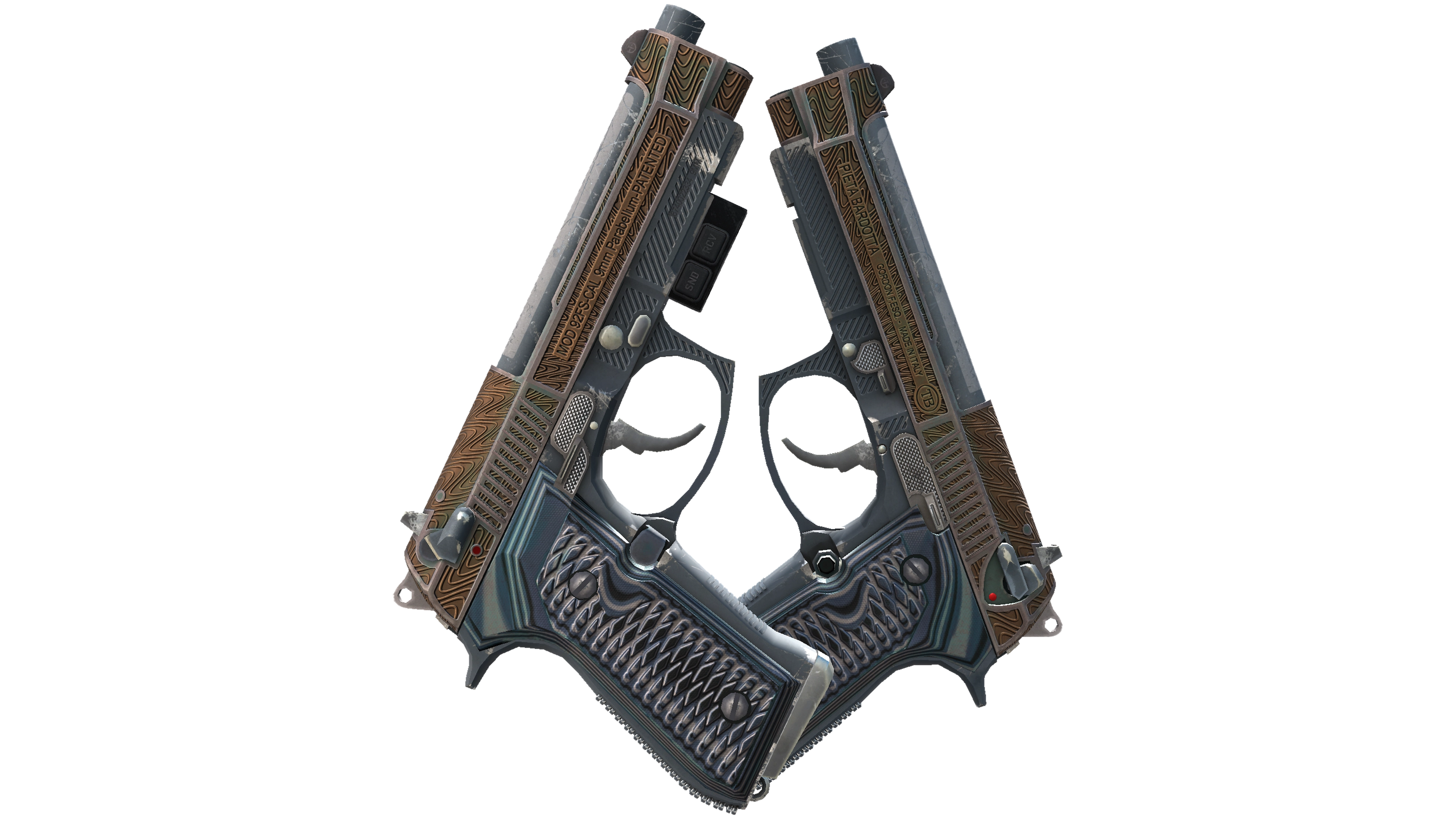 StatTrak™ Dual Berettas | Tread (Field-Tested) thumbnail