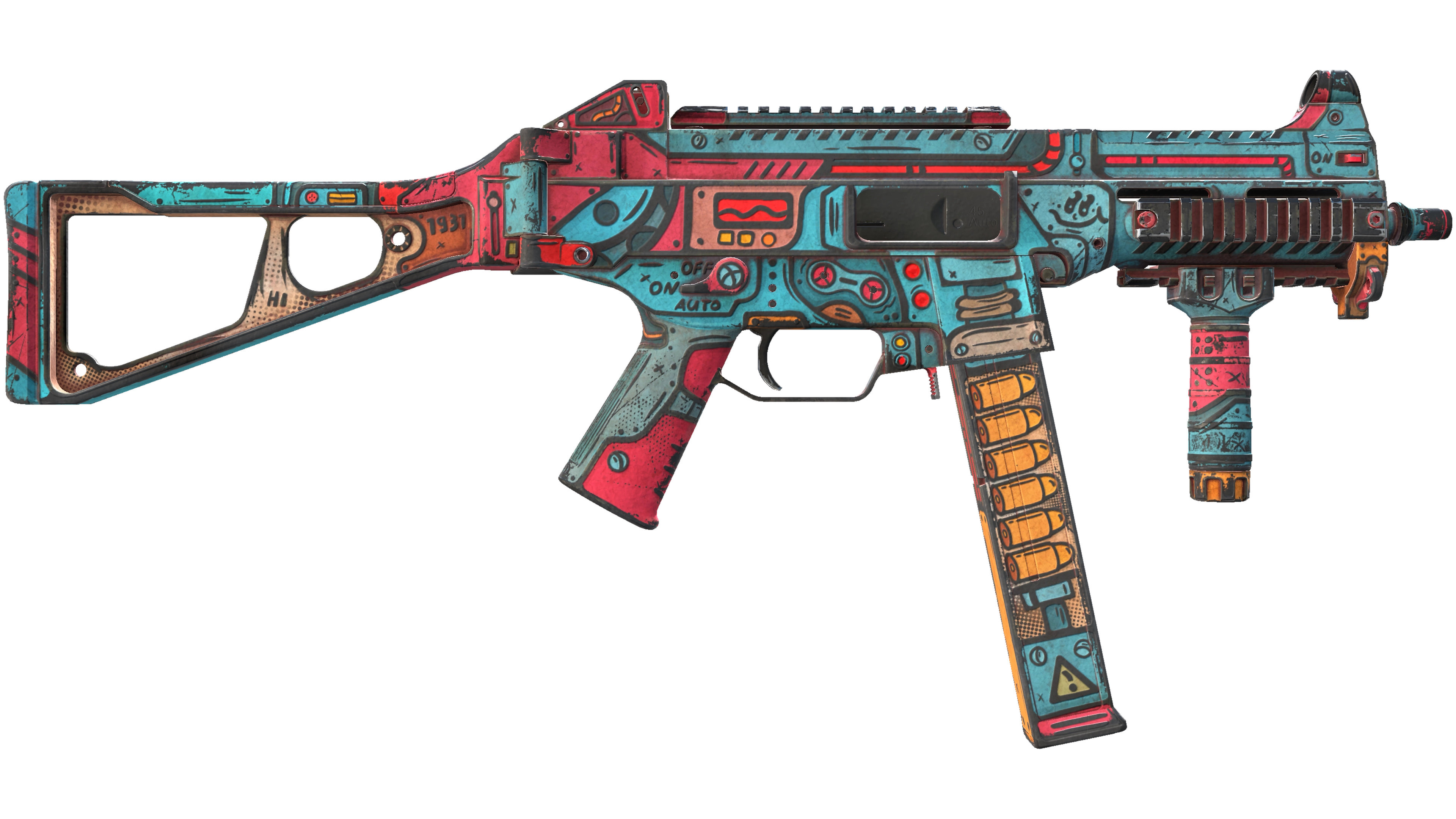 StatTrak™ UMP-45 | K.O. Factory (Well-Worn) thumbnail