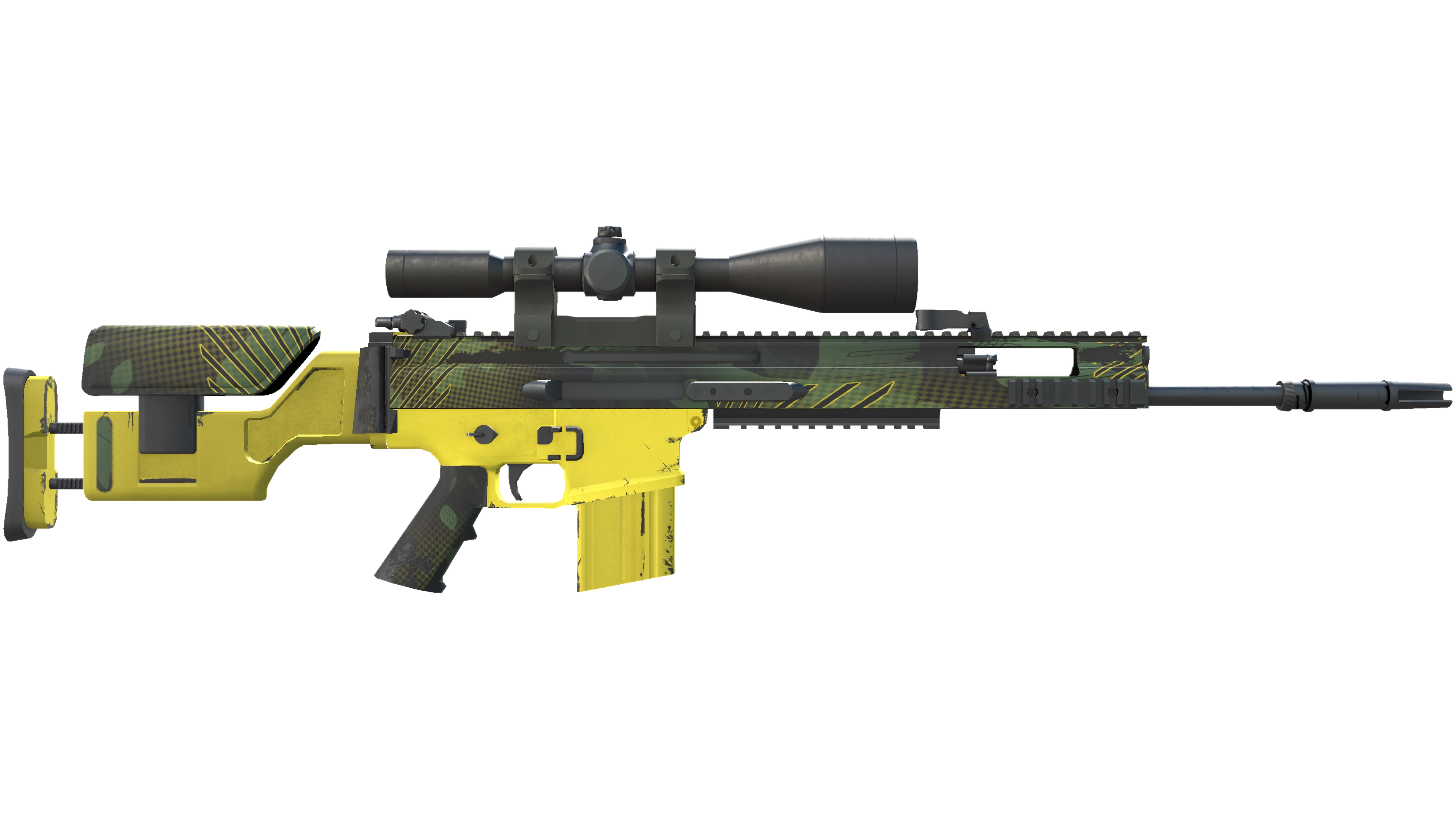 Vorschau von SCAR-20 | Jungle Slipstream (Factory New)