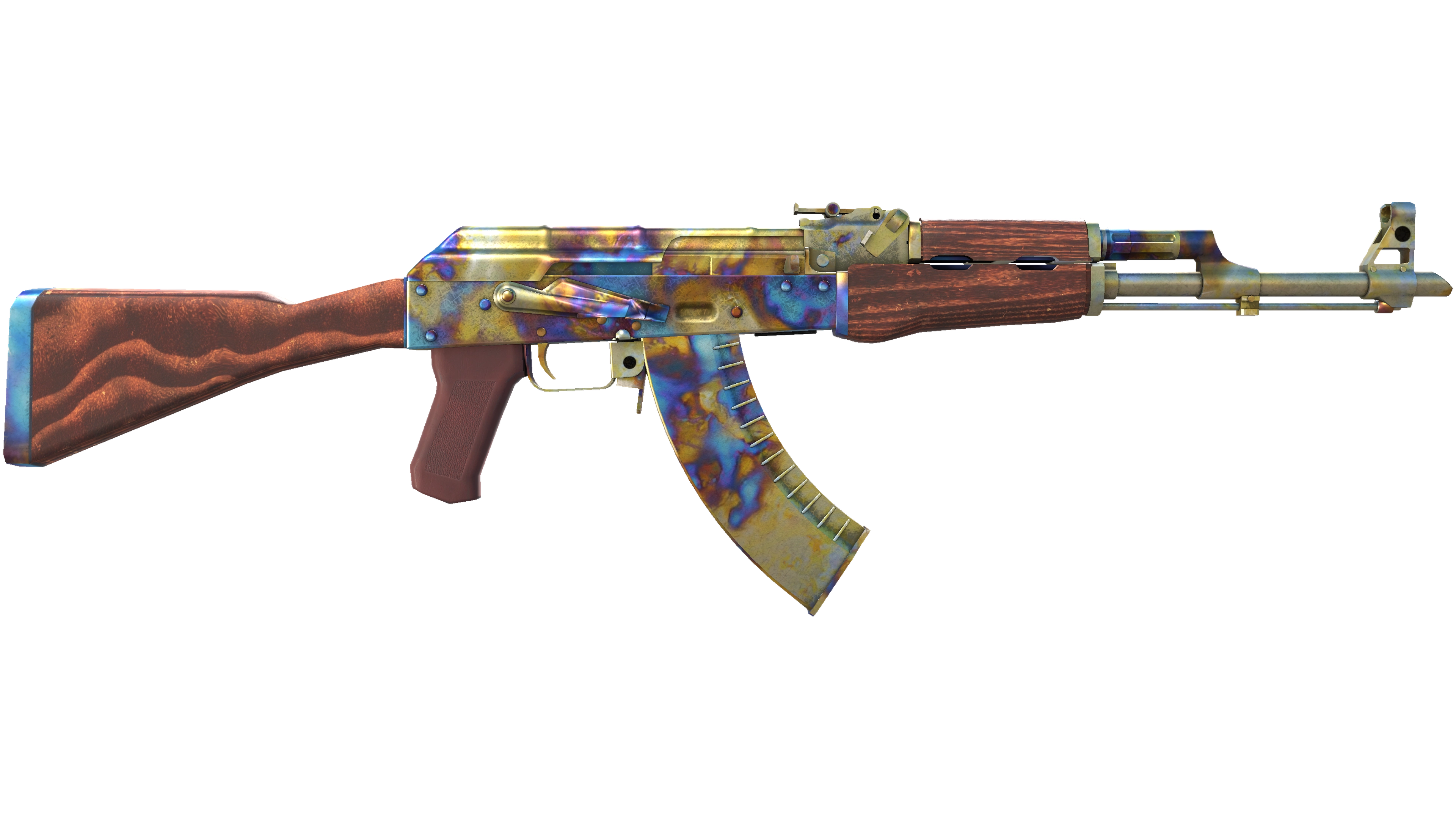Miniatura de StatTrak™ AK-47 | Case Hardened (Field-Tested)