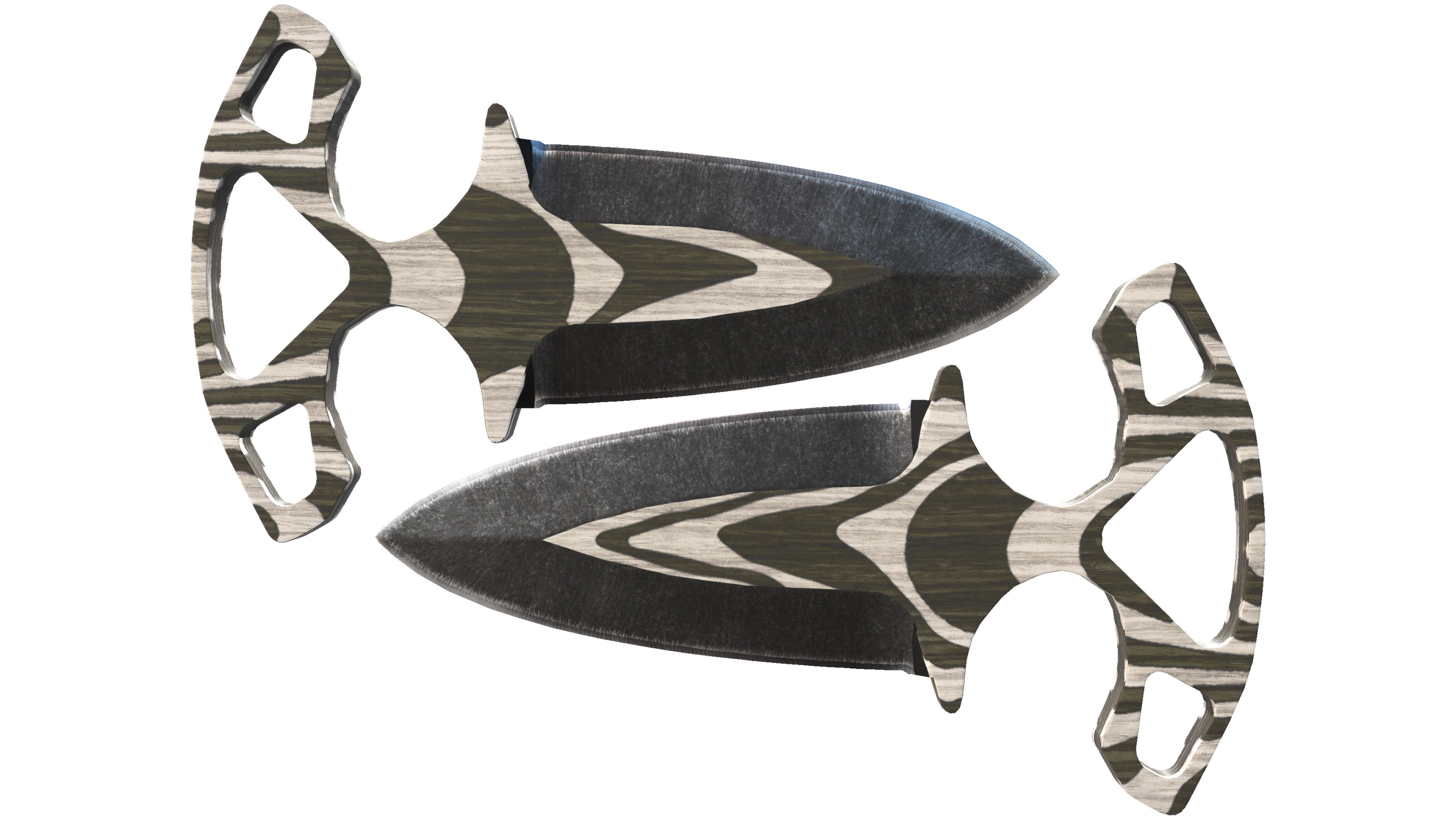 ★ StatTrak™ Shadow Daggers | Black Laminate (Minimal Wear) 缩略图