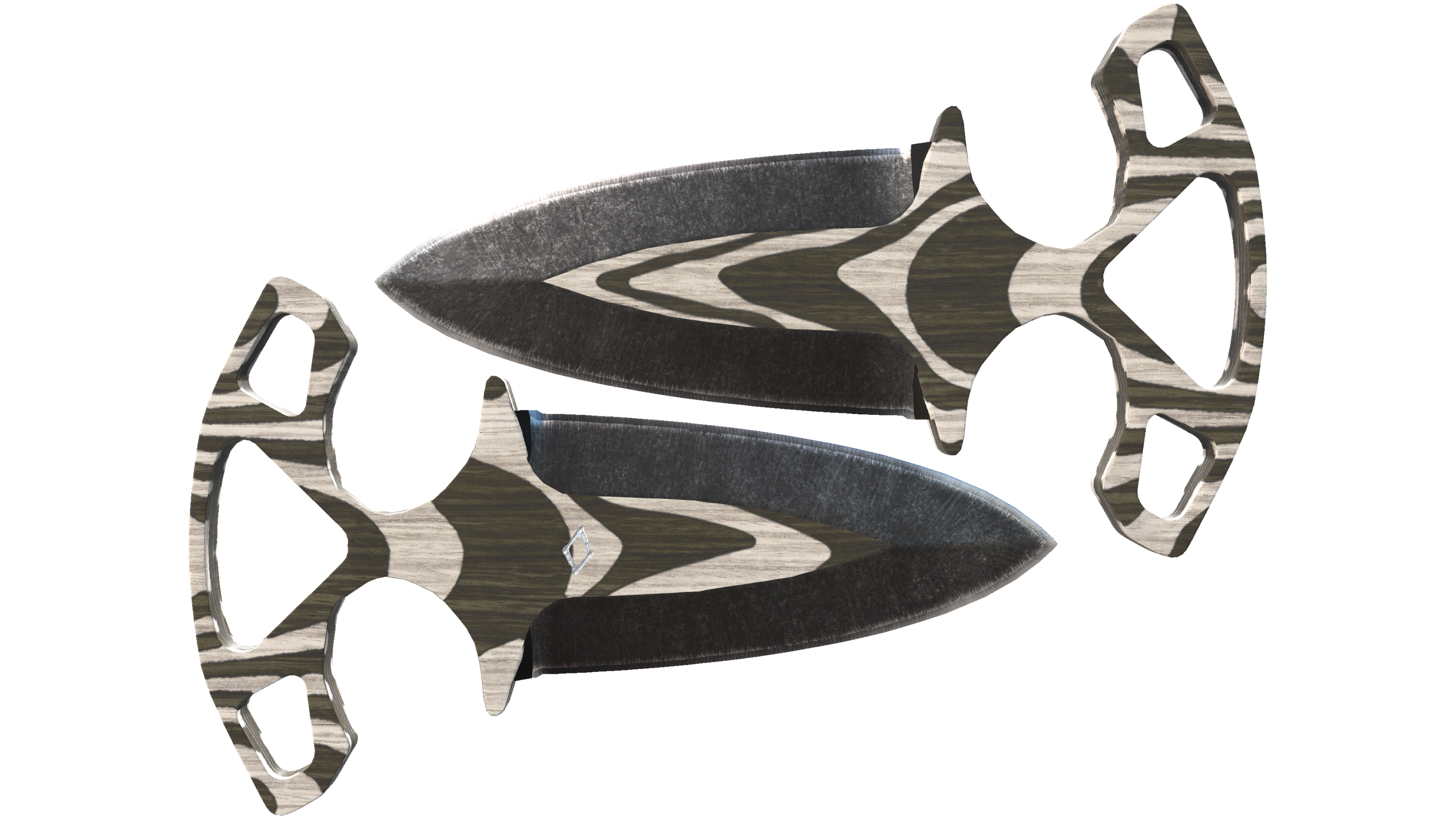 ★ StatTrak™ Shadow Daggers | Black Laminate (Minimal Wear) 缩略图