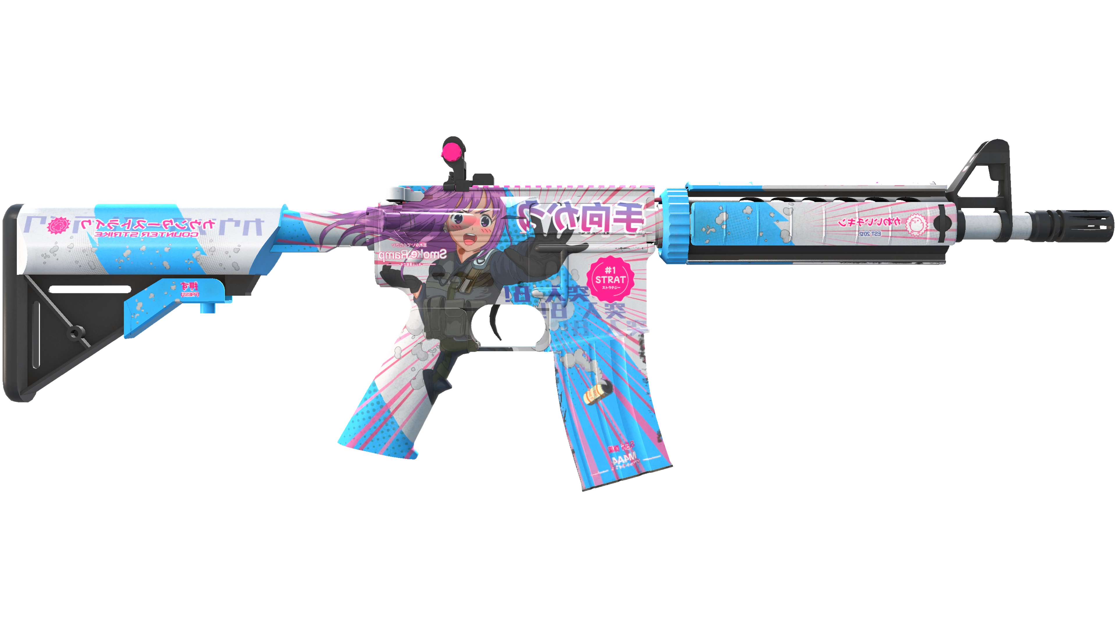 M4A4 | Temukau (Minimal Wear) thumbnail