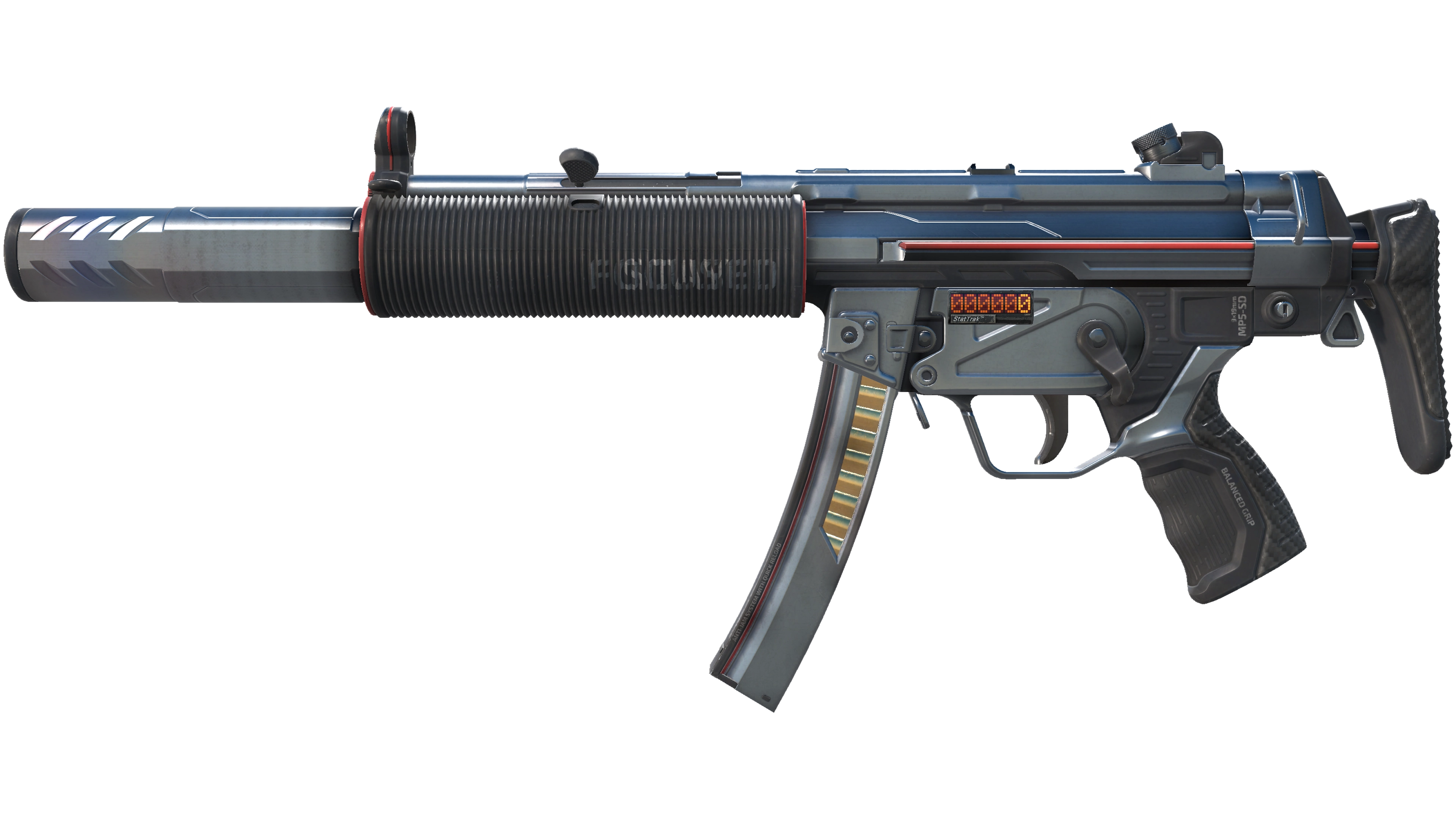 StatTrak™ MP5-SD | Focus (Minimal Wear)