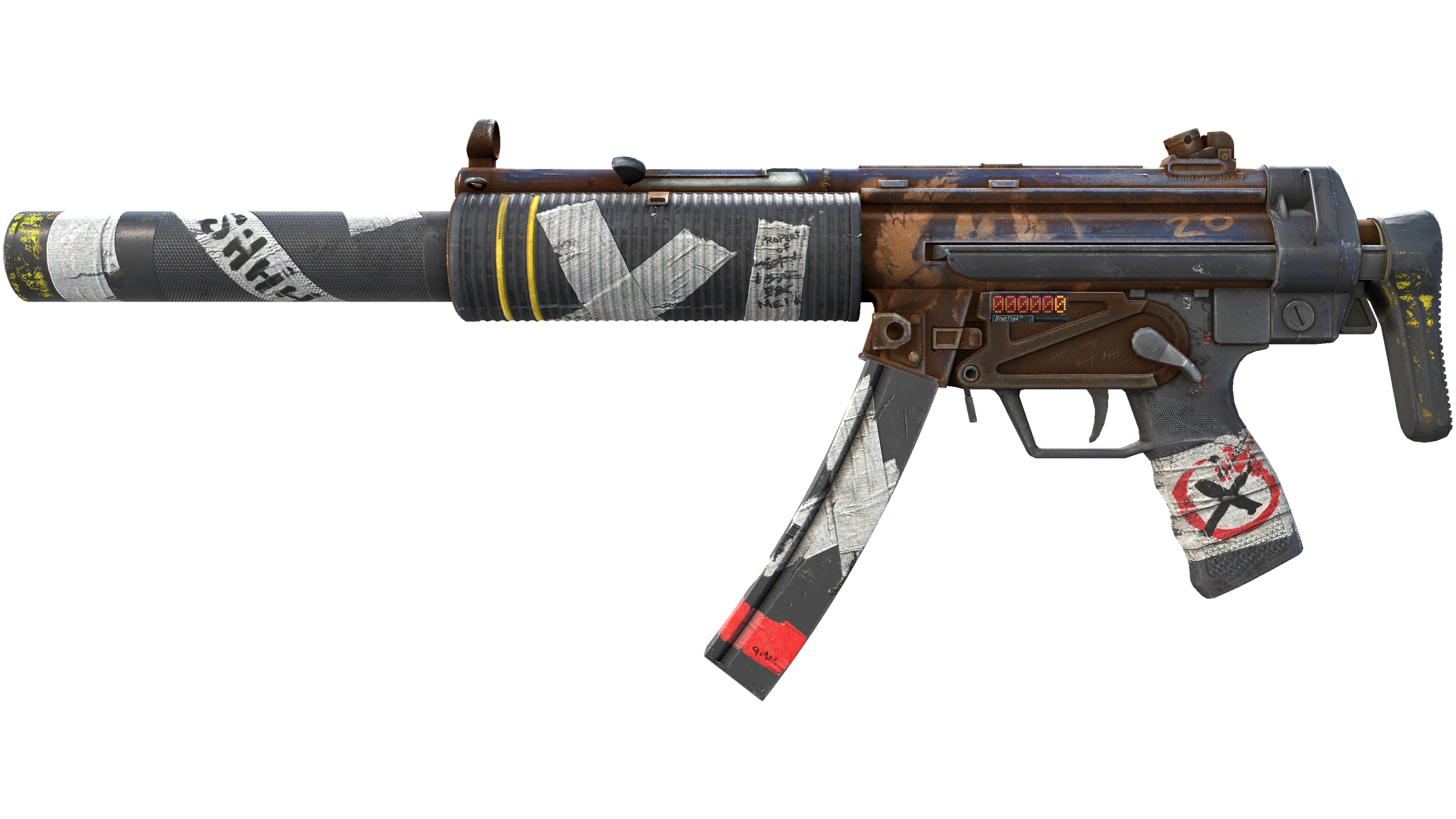 StatTrak™ MP5-SD | Kitbash (Battle-Scarred)