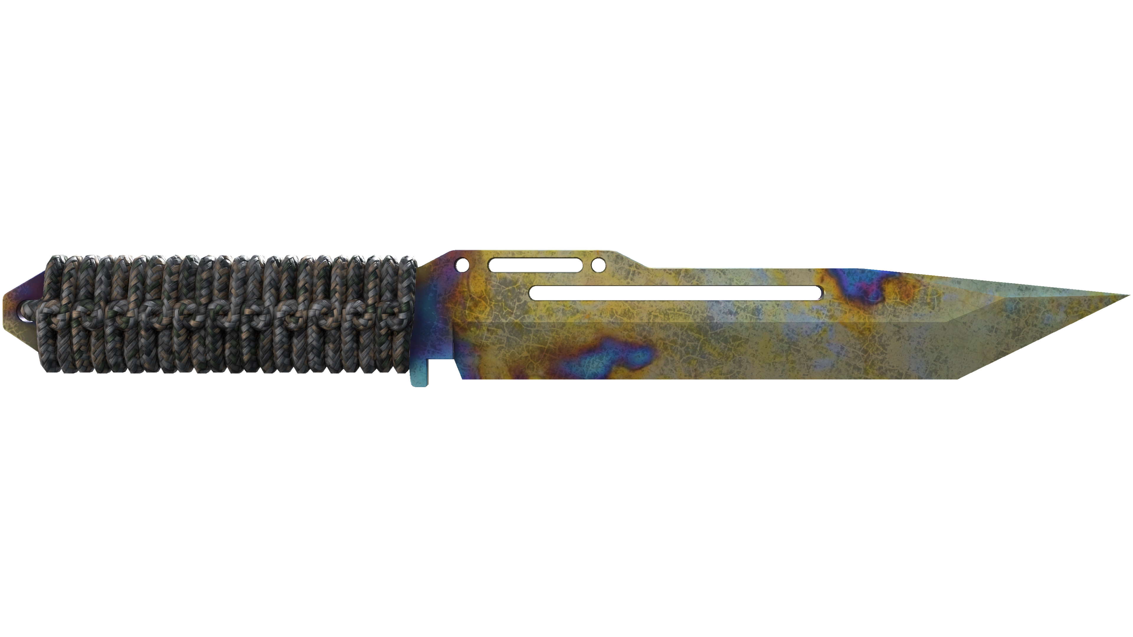 ★ Paracord Knife | Case Hardened (Well-Worn)