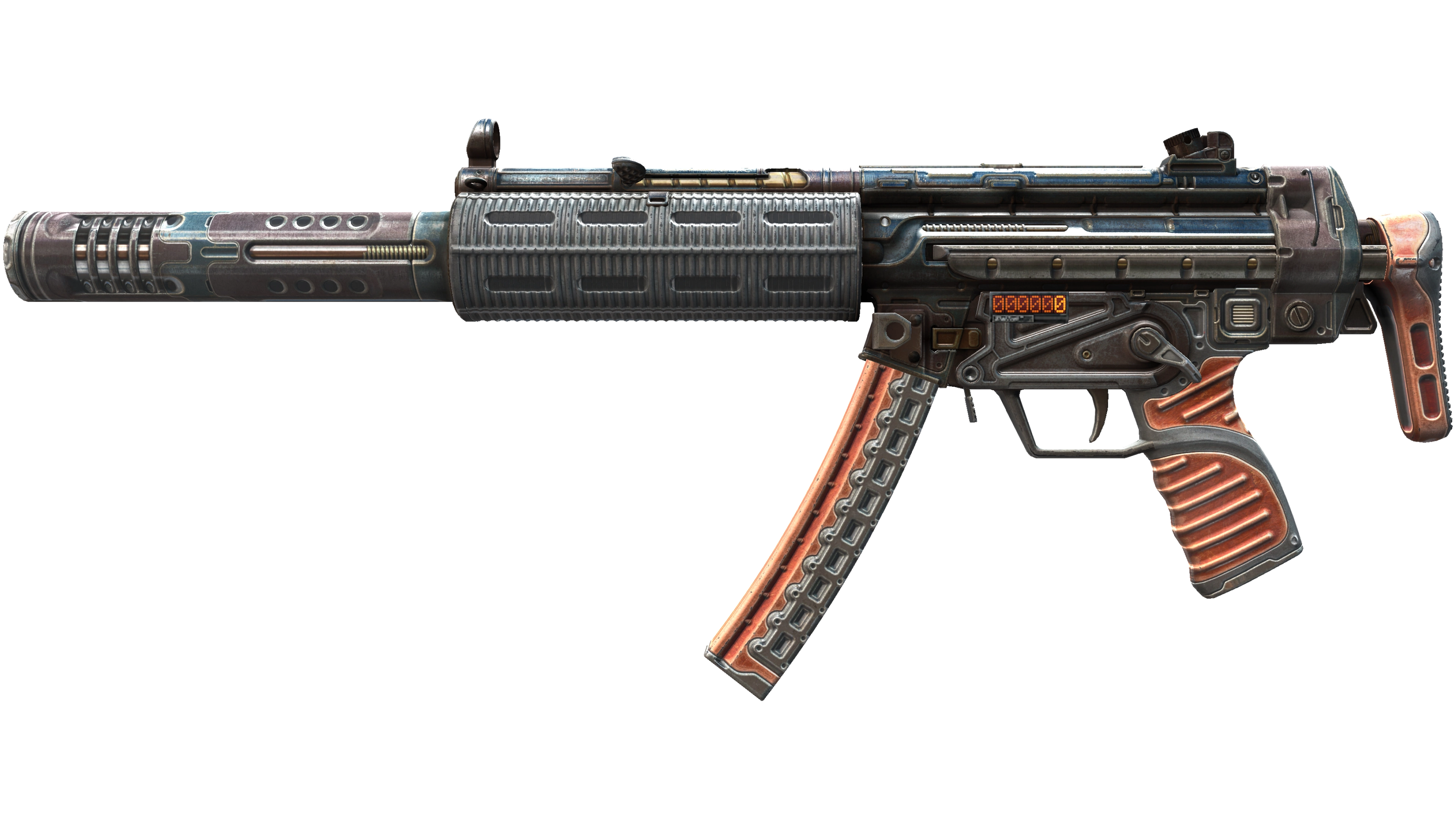 StatTrak™ MP5-SD | Gauss (Well-Worn)