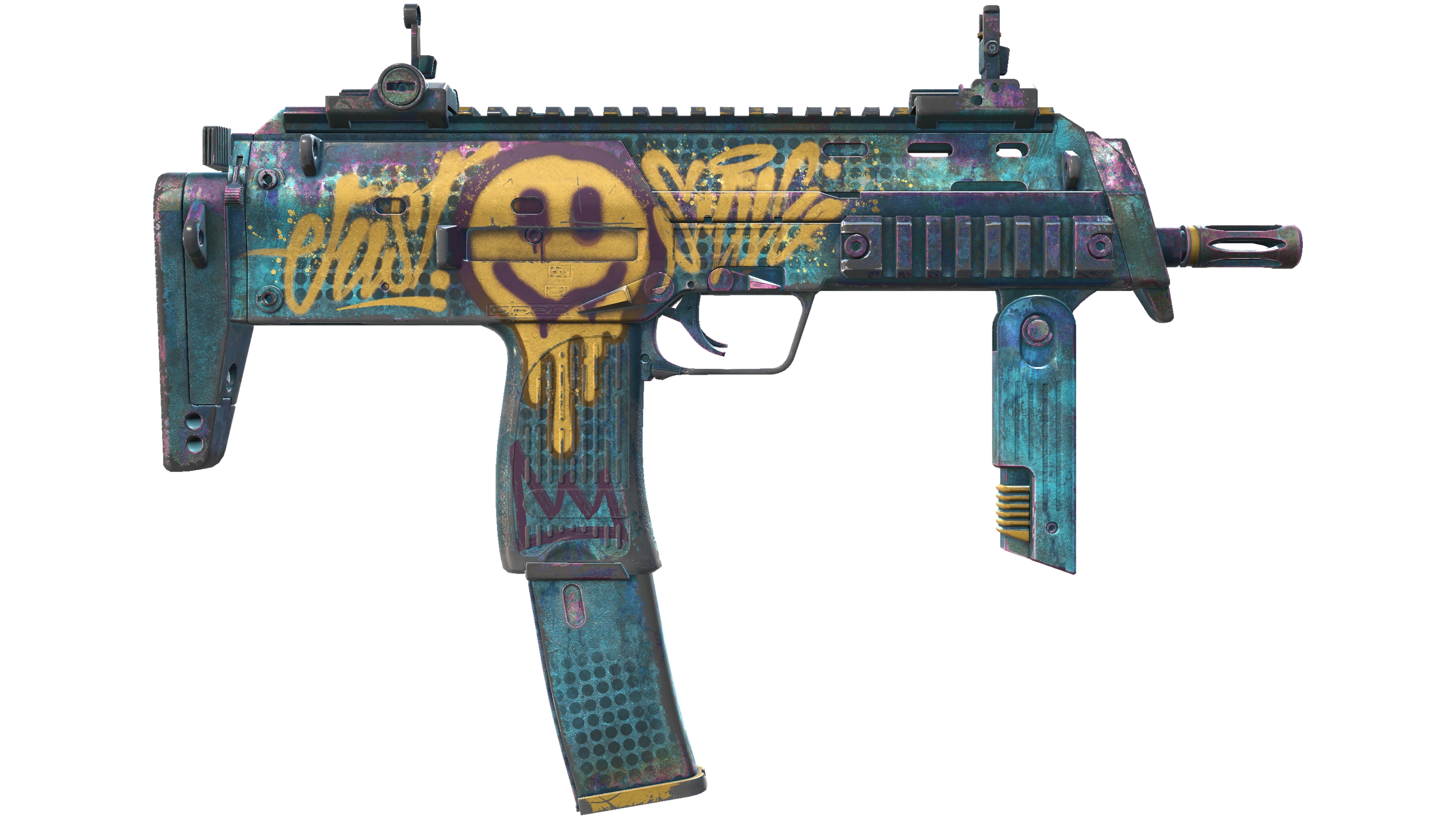StatTrak™ MP7 | Just Smile (Field-Tested) thumbnail