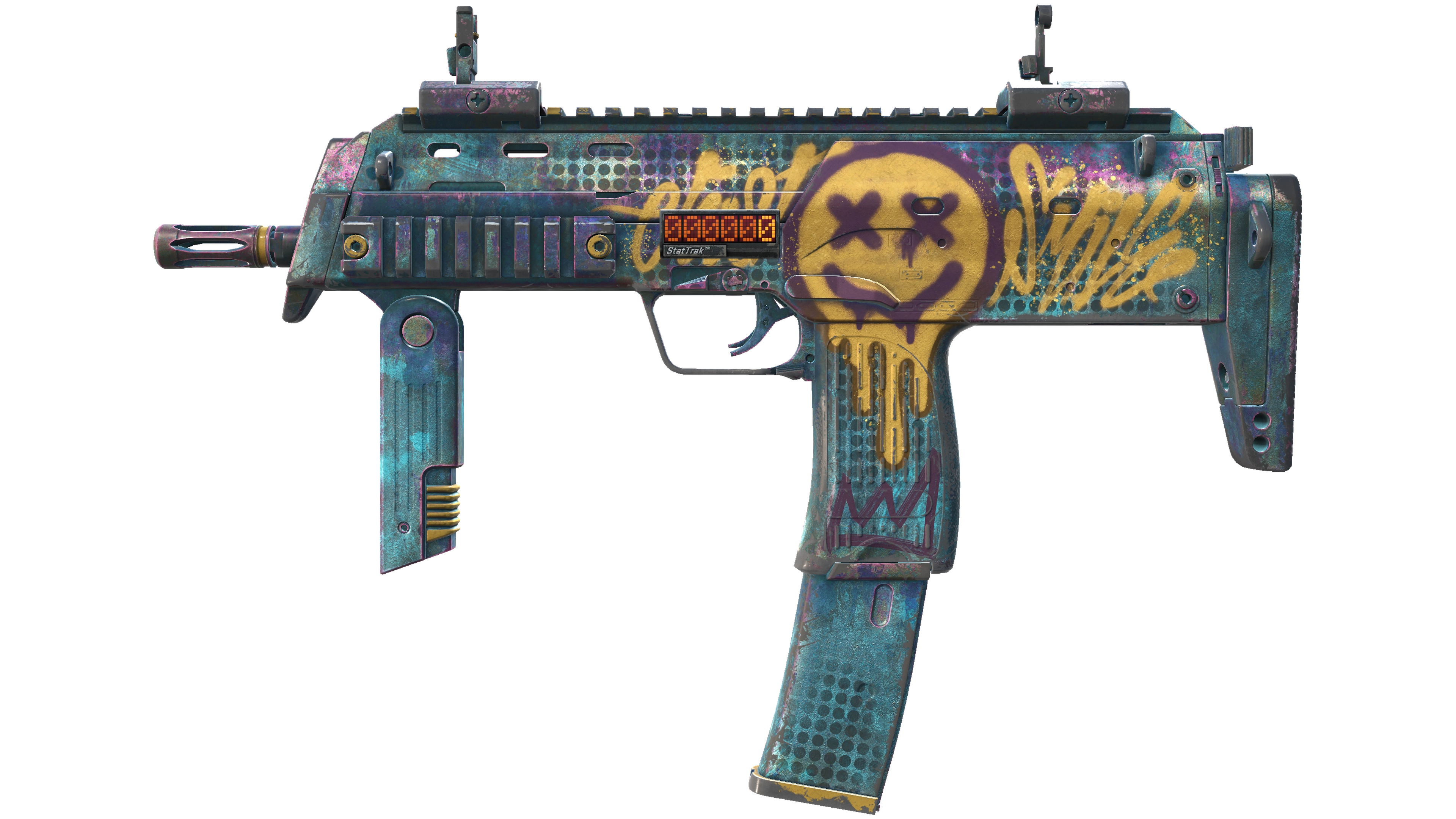 StatTrak™ MP7 | Just Smile (Field-Tested) thumbnail