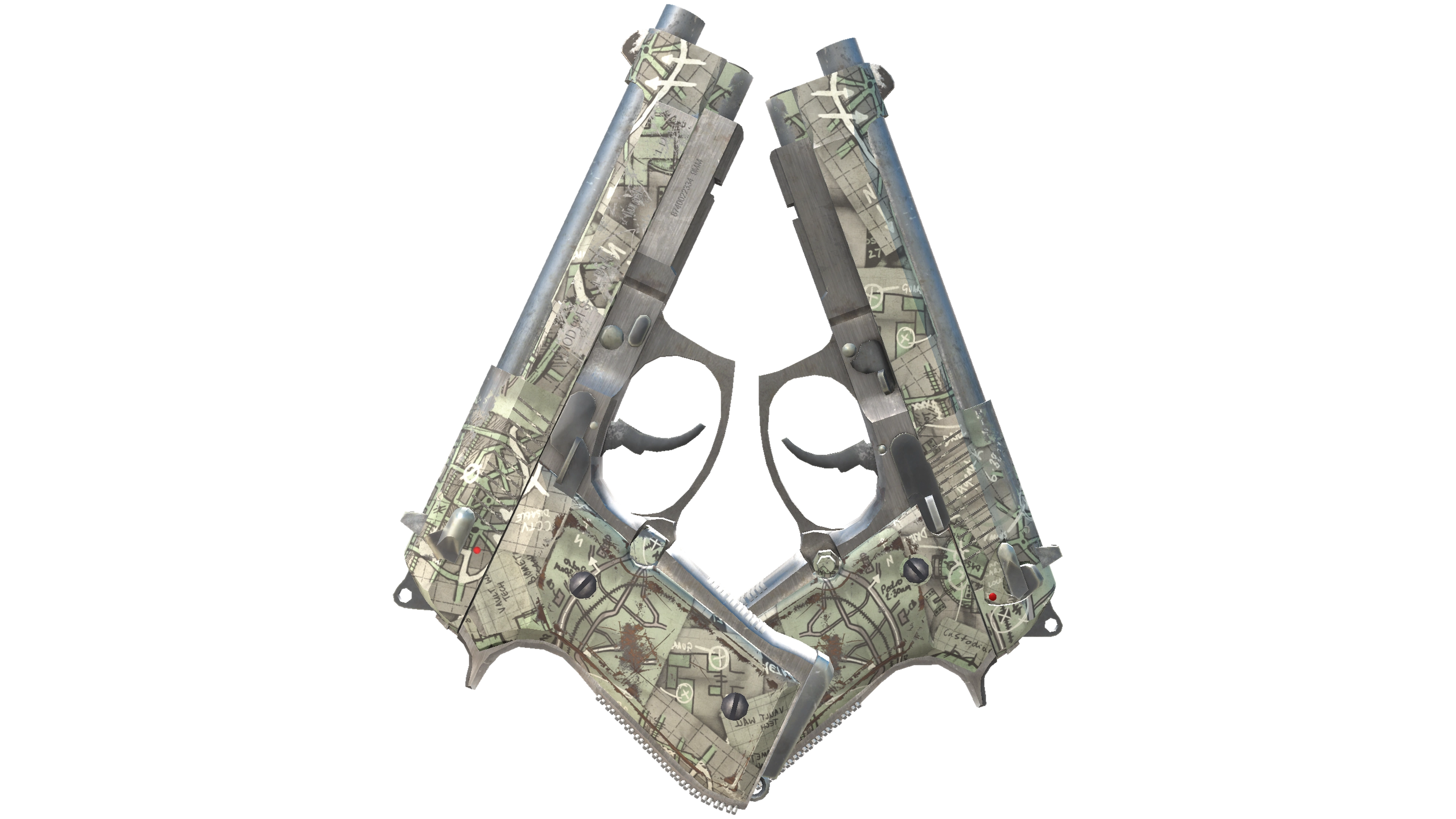 صورة مصغرة لـ Dual Berettas | Heist (Field-Tested)
