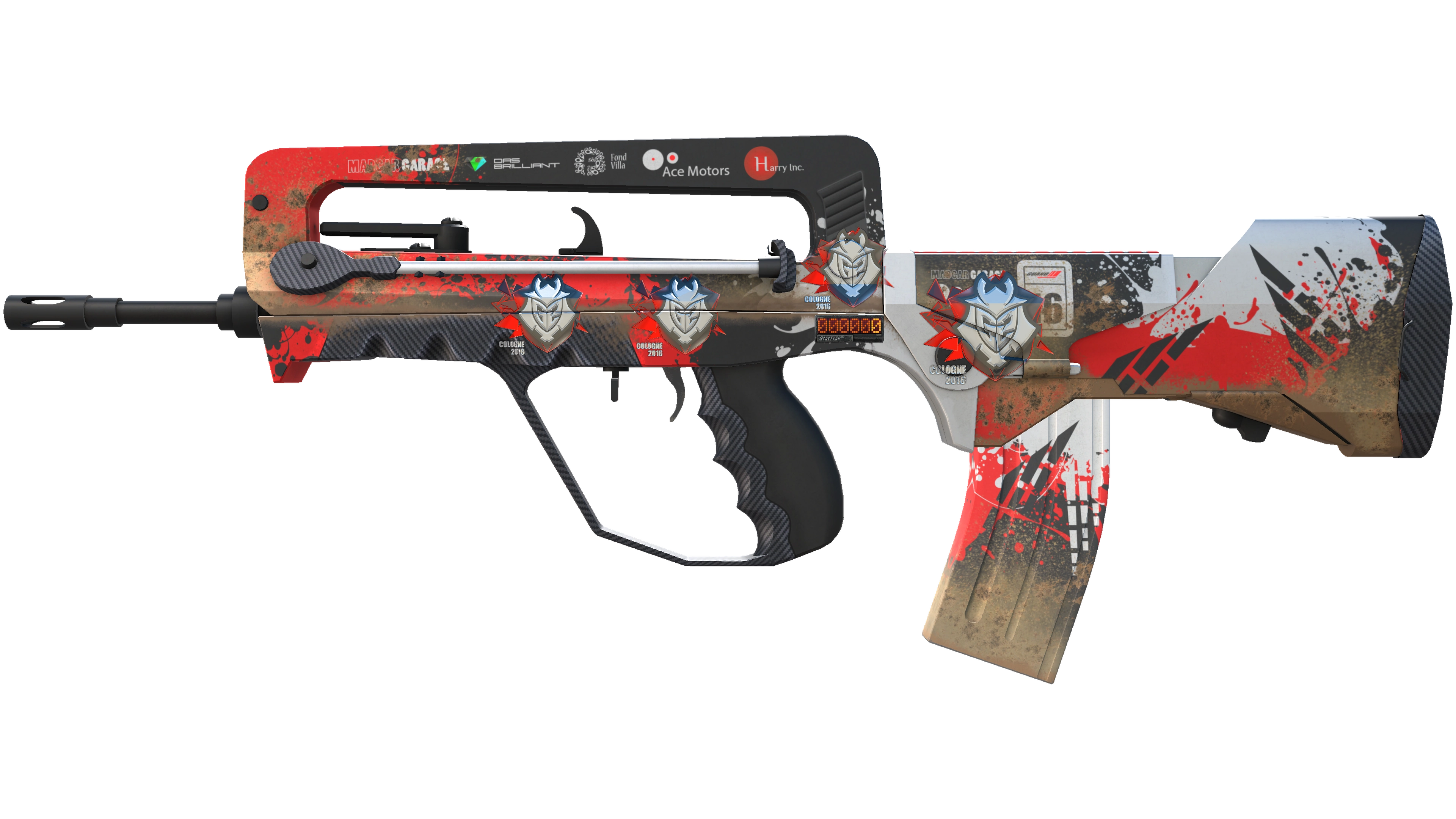 StatTrak™ FAMAS | Roll Cage (Minimal Wear) thumbnail