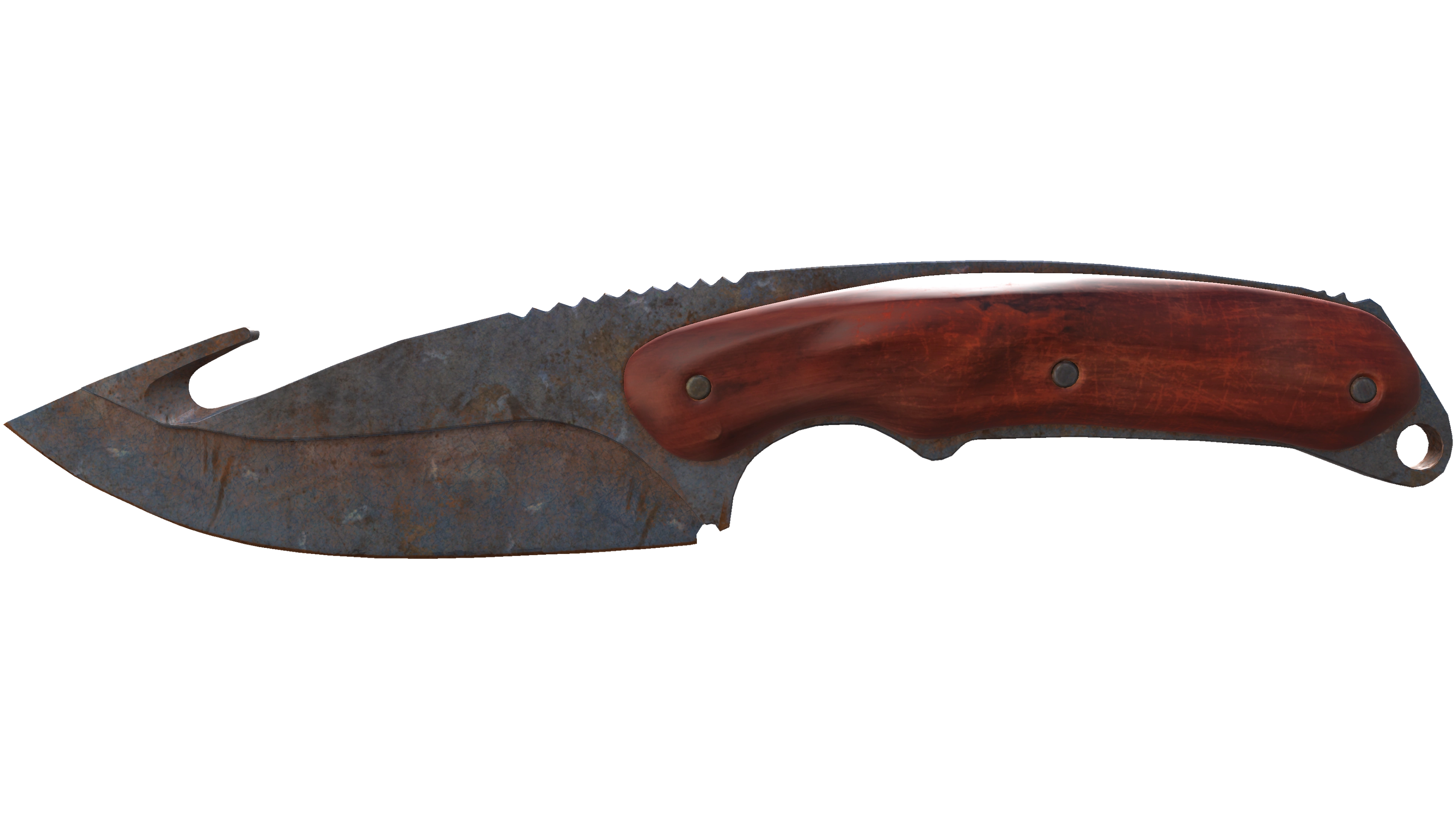 صورة مصغرة لـ ★ StatTrak™ Gut Knife | Rust Coat (Battle-Scarred)