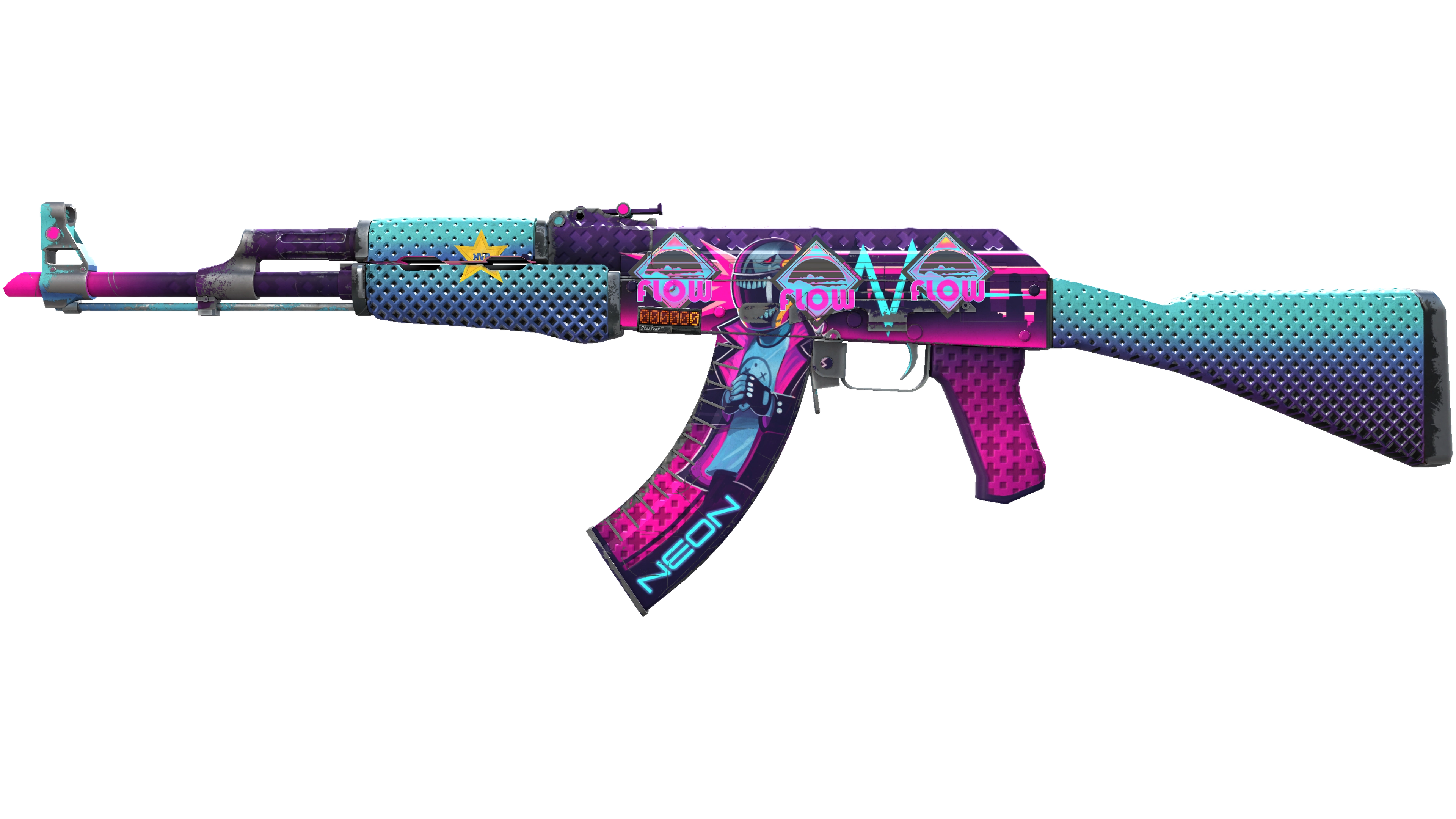 StatTrak™ AK-47 | Neon Rider (Field-Tested)