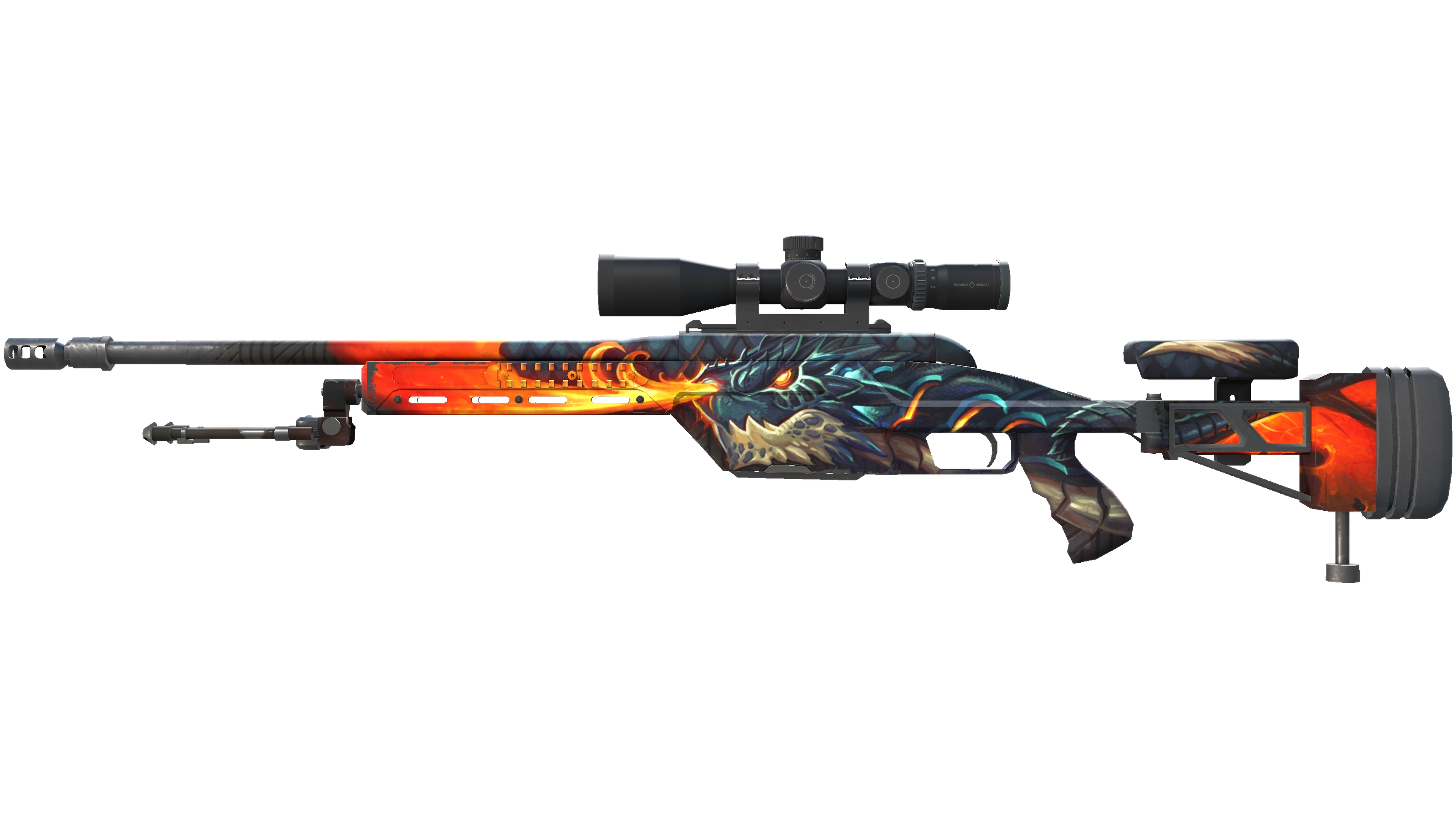 SSG 08 | Dragonfire (Field-Tested)