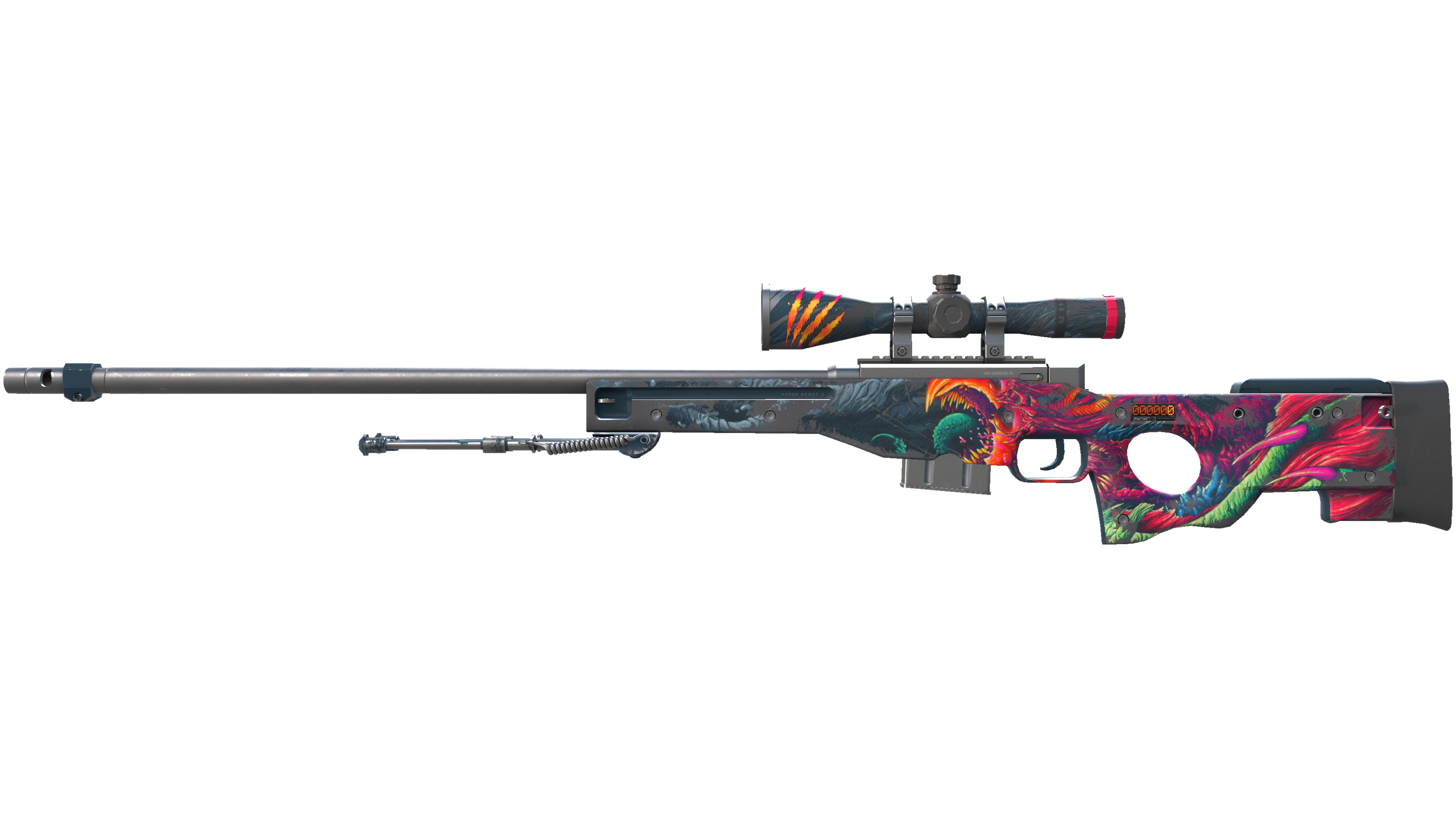 StatTrak™ AWP | Hyper Beast (Battle-Scarred)