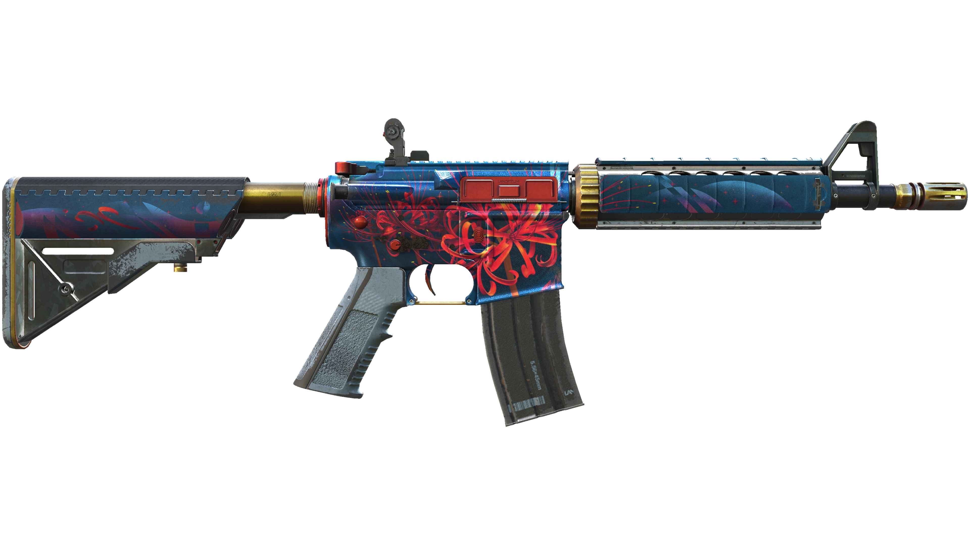 StatTrak™ M4A4 | Spider Lily (Well-Worn) thumbnail
