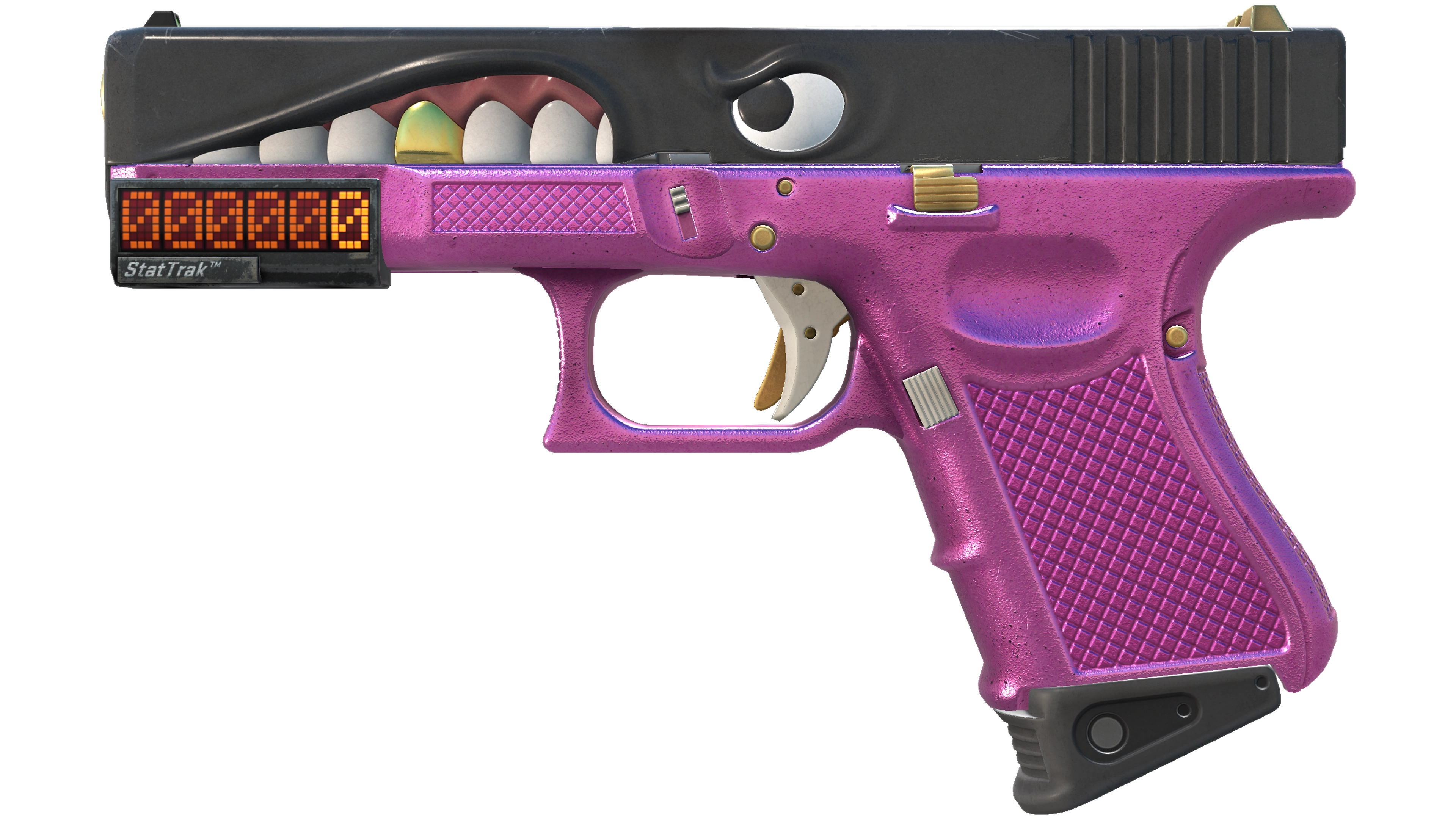 StatTrak™ Glock-18 | Gold Toof (Minimal Wear)