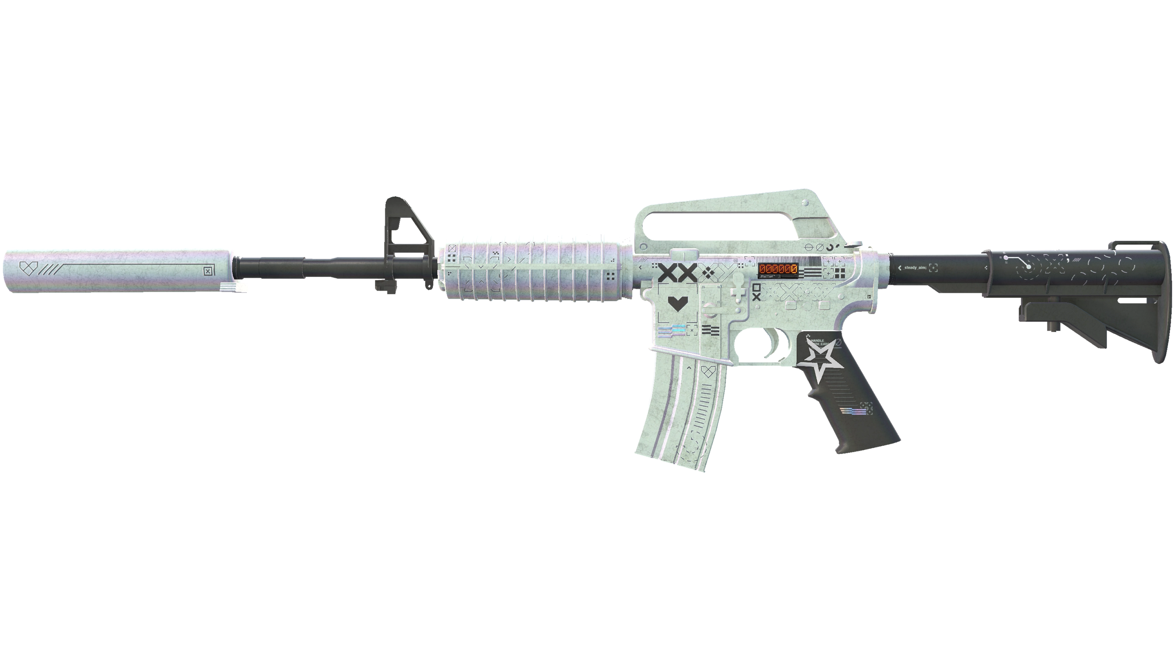 StatTrak™ M4A1-S | Printstream (Battle-Scarred)