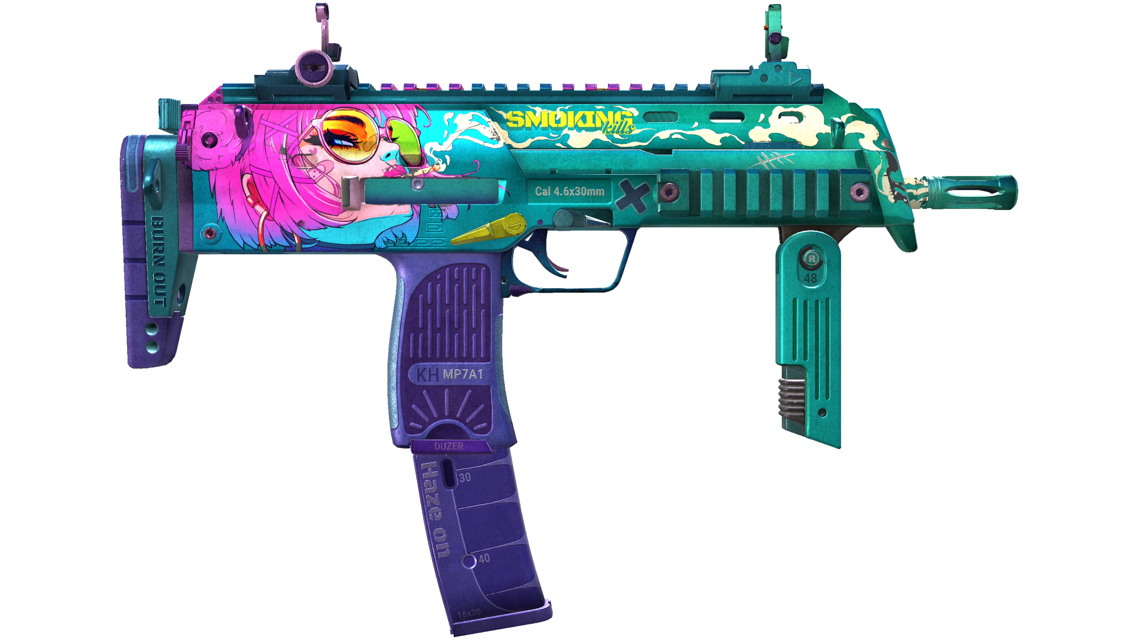 MP7 | Smoking Kills (Well-Worn) thumbnail
