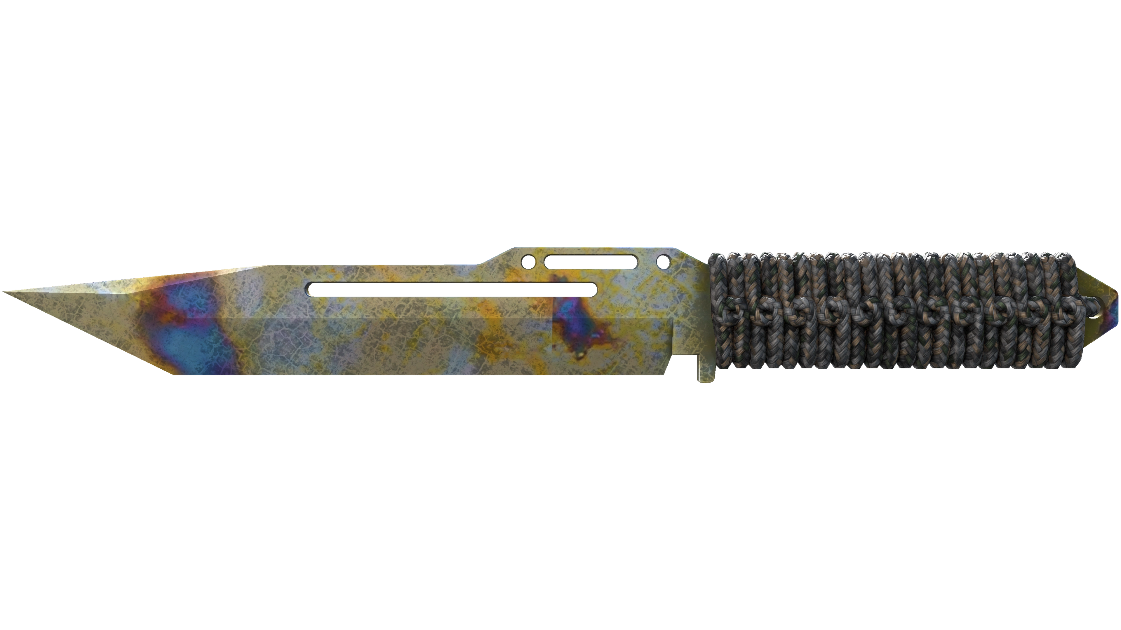 ★ Paracord Knife | Case Hardened (Well-Worn) thumbnail