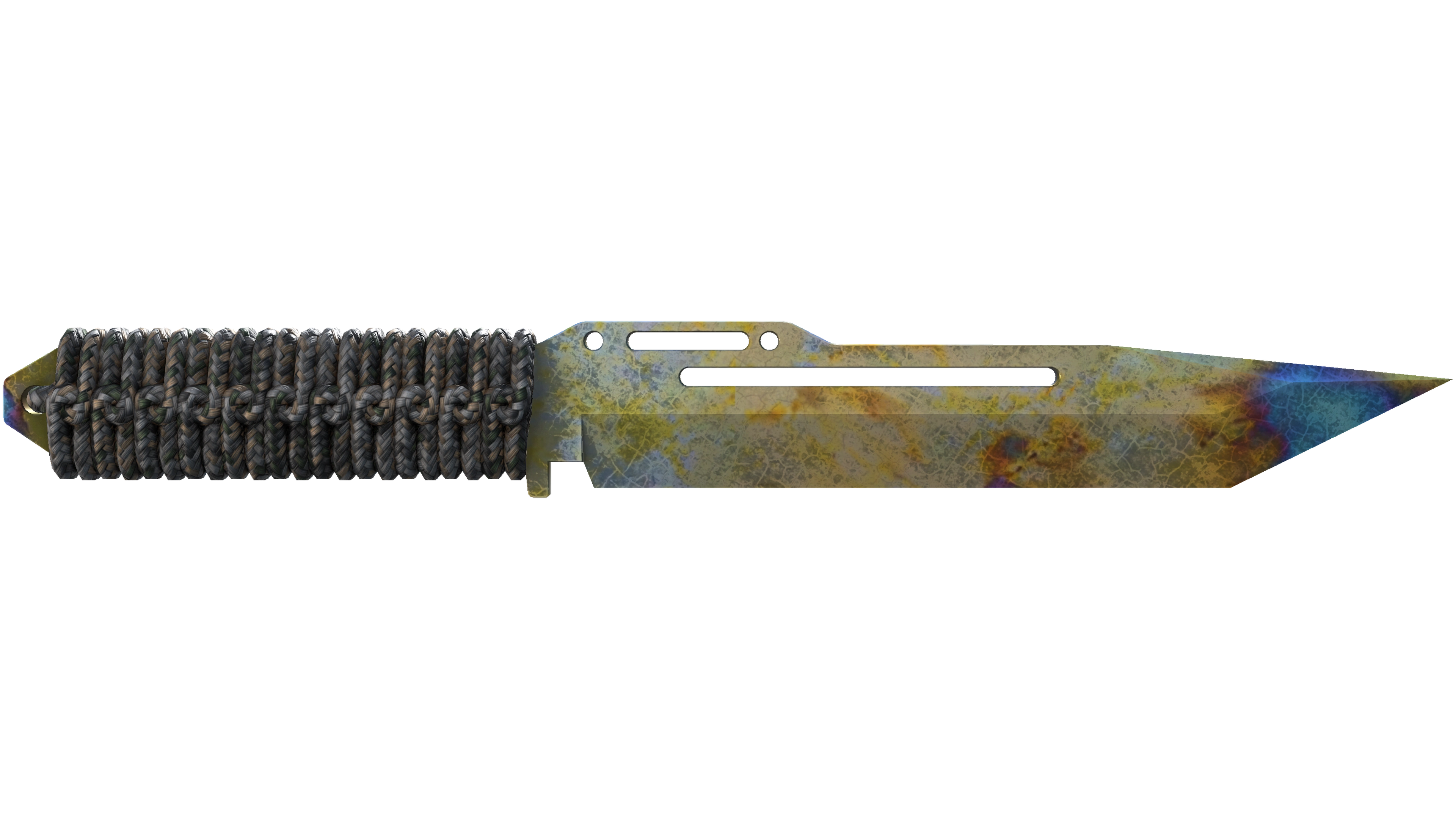 ★ Paracord Knife | Case Hardened (Well-Worn)